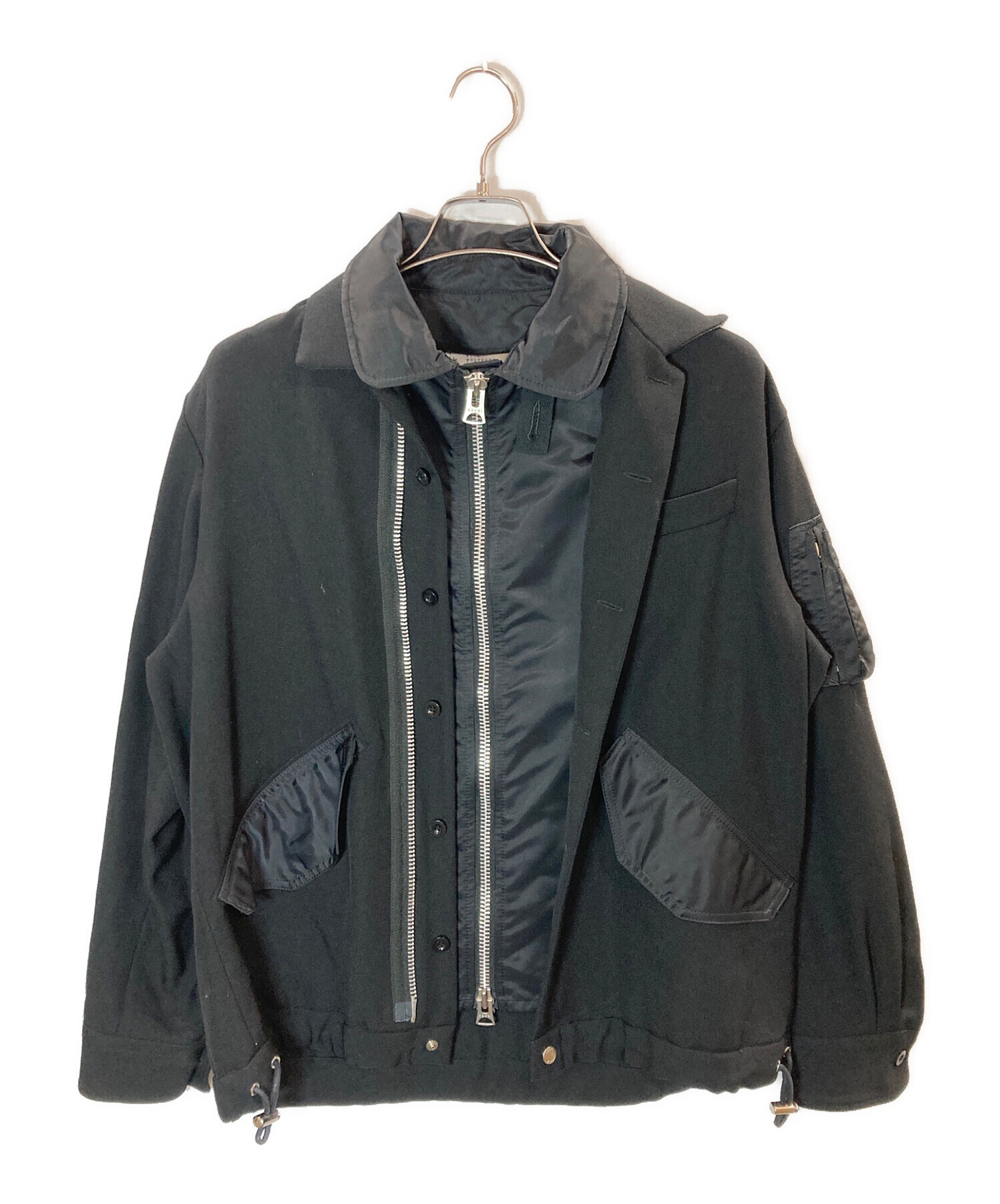 ジャケット・アウター sacai Wool Surge Nylon Twill Blouson sacai Wool Surge Nylon Twill Blouson