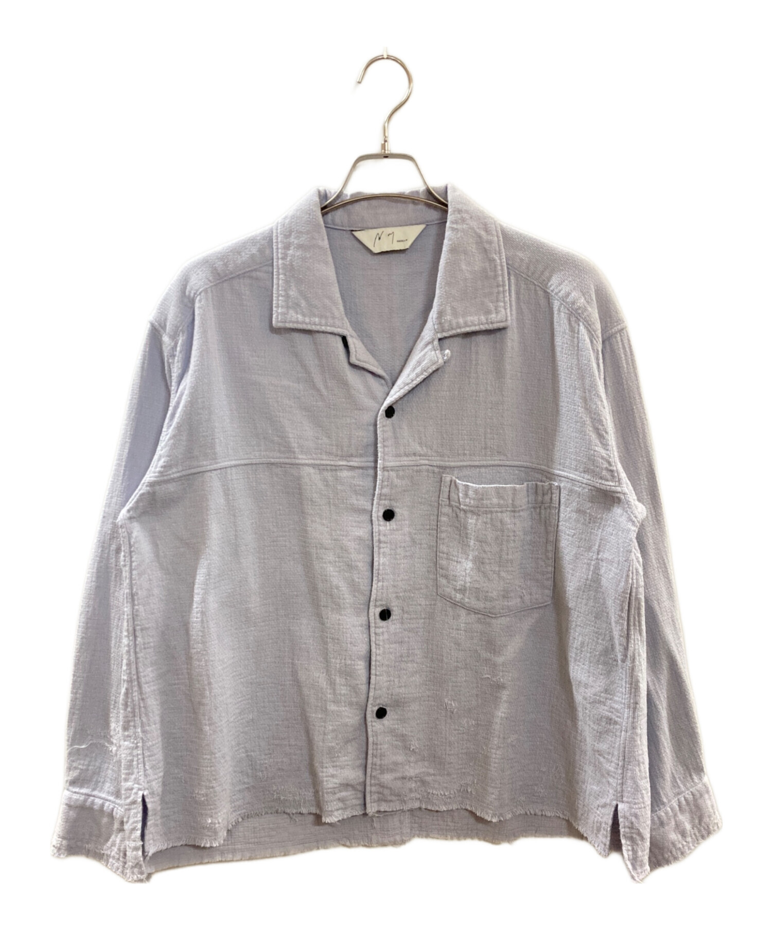 中古・古着通販】ANCELLM (アンセルム) DOUBLEGAUZE SHIRT/ダブル