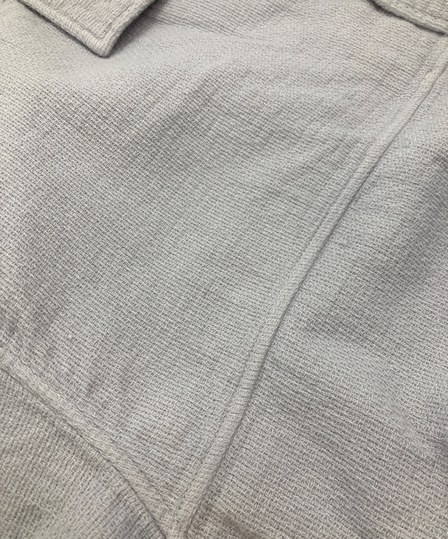 中古・古着通販】ANCELLM (アンセルム) DOUBLEGAUZE SHIRT/ダブル