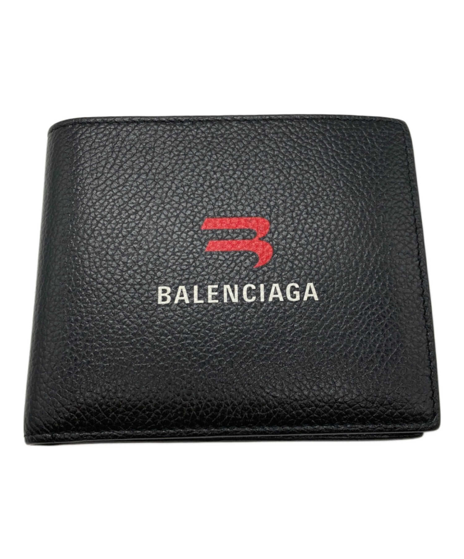 バレンシアガ BALENCIAGA 二つ折り財布 ル シティ ミニ財布 ブラック