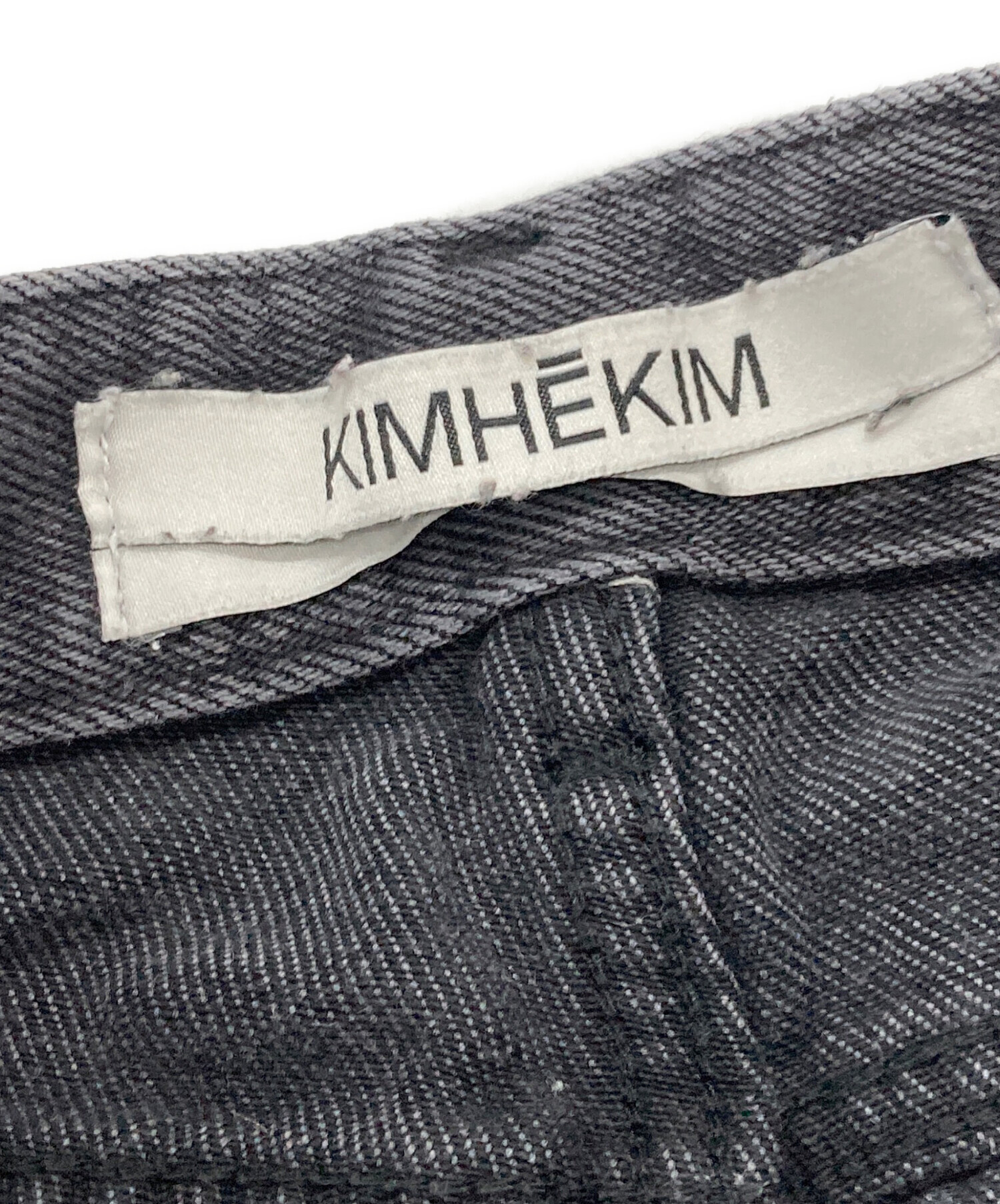 中古・古着通販】Kimhekim (キムヘキム) ワイドデニムパンツ/キムへ