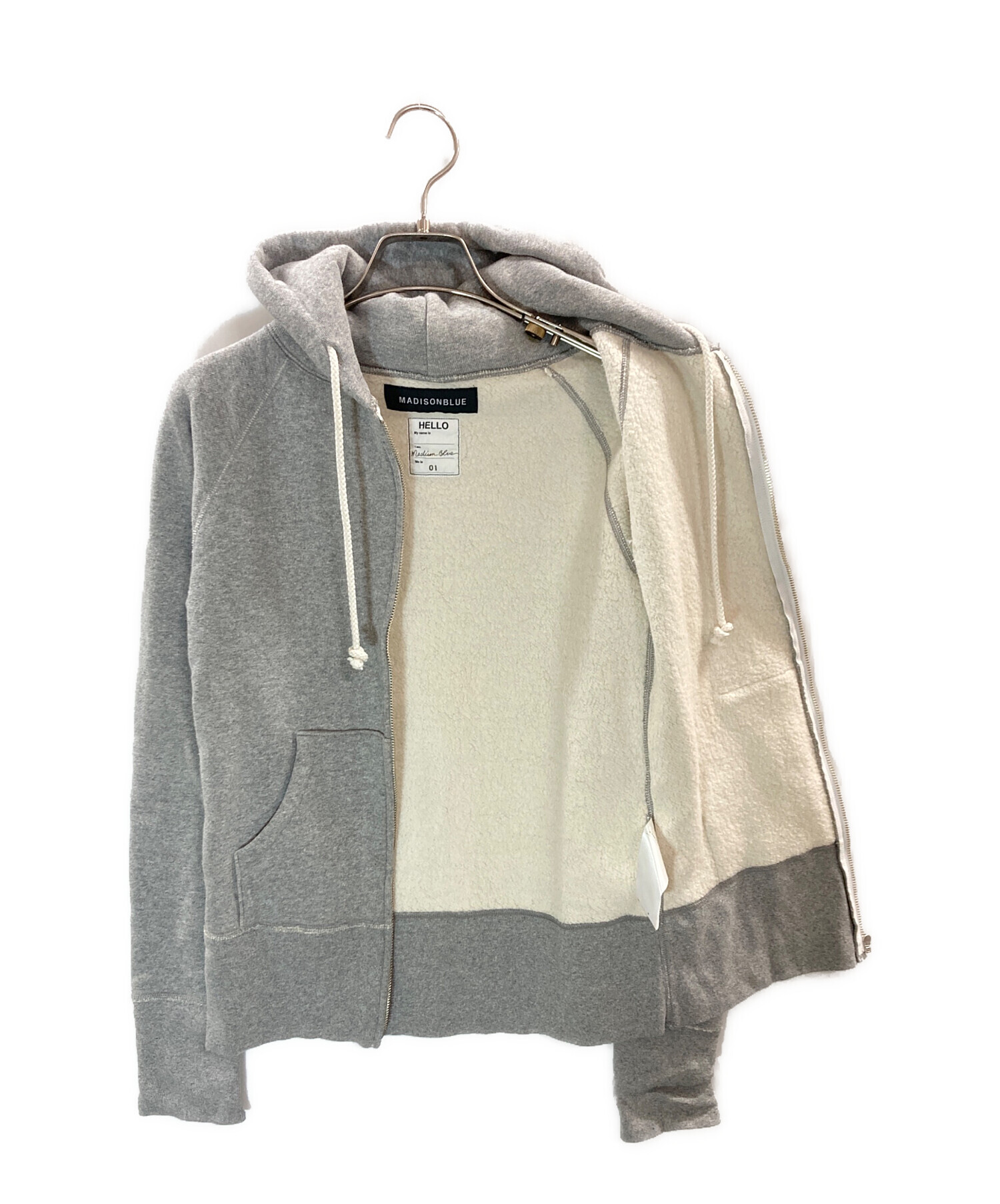 MADISON BLUE マフラー - グレーxベージュ(総柄) 【古着】【中古】 中古・古着通販】Acne studios (アクネ ストゥディオズ) マフラー