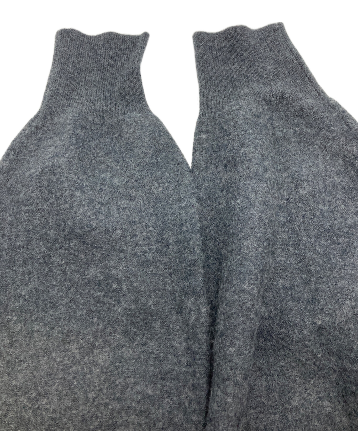 美品 three dots スリードッツ スポンジーヤーン ポケットカーディガン GA7001Y グレー レディース 古着 中古 USED three dots - 美品 three dots スリードッツ スポンジーヤーン