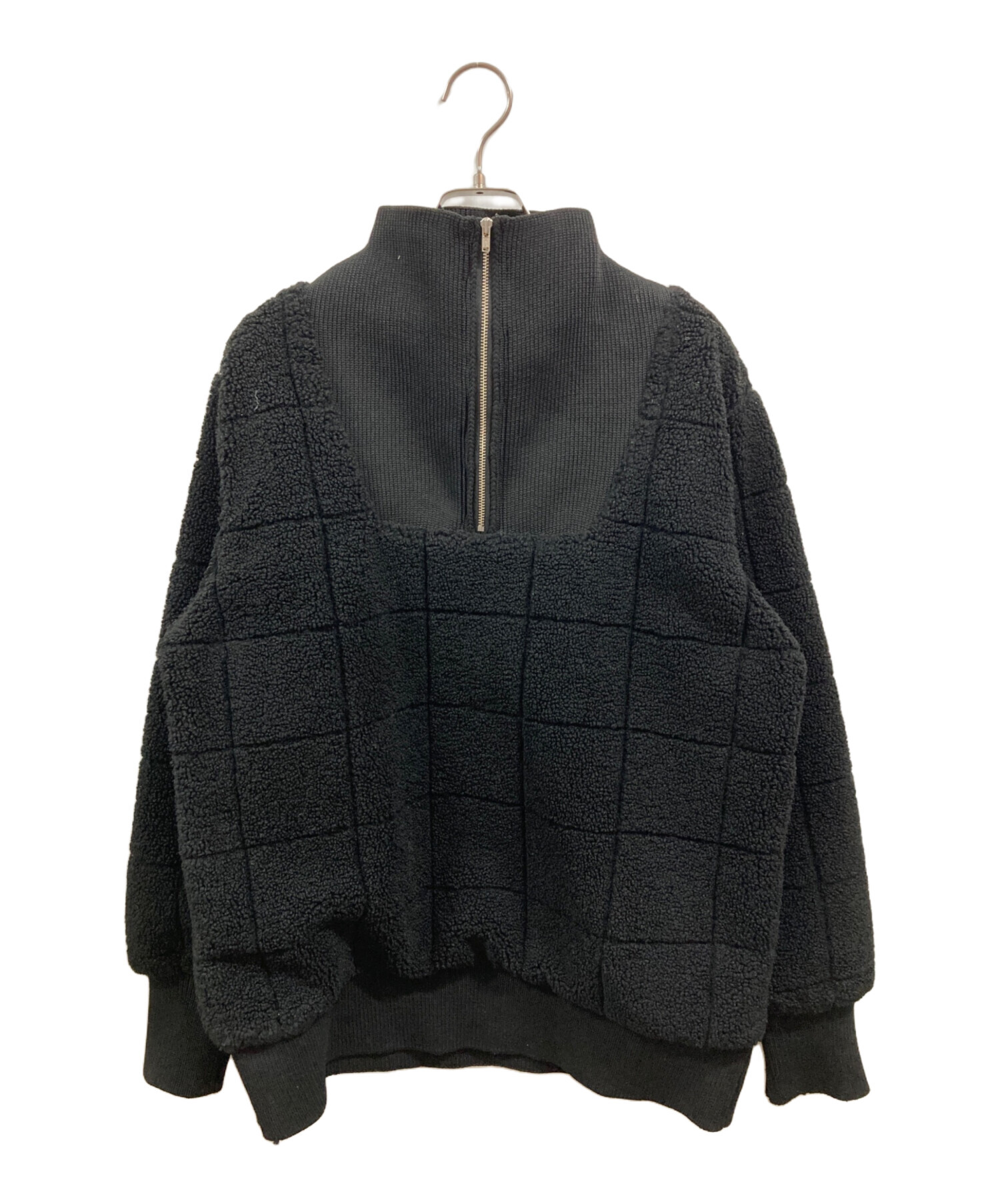 中古・古着通販】Ameri (アメリ) SQUARE BOA HALF ZIP TOP/アメリ