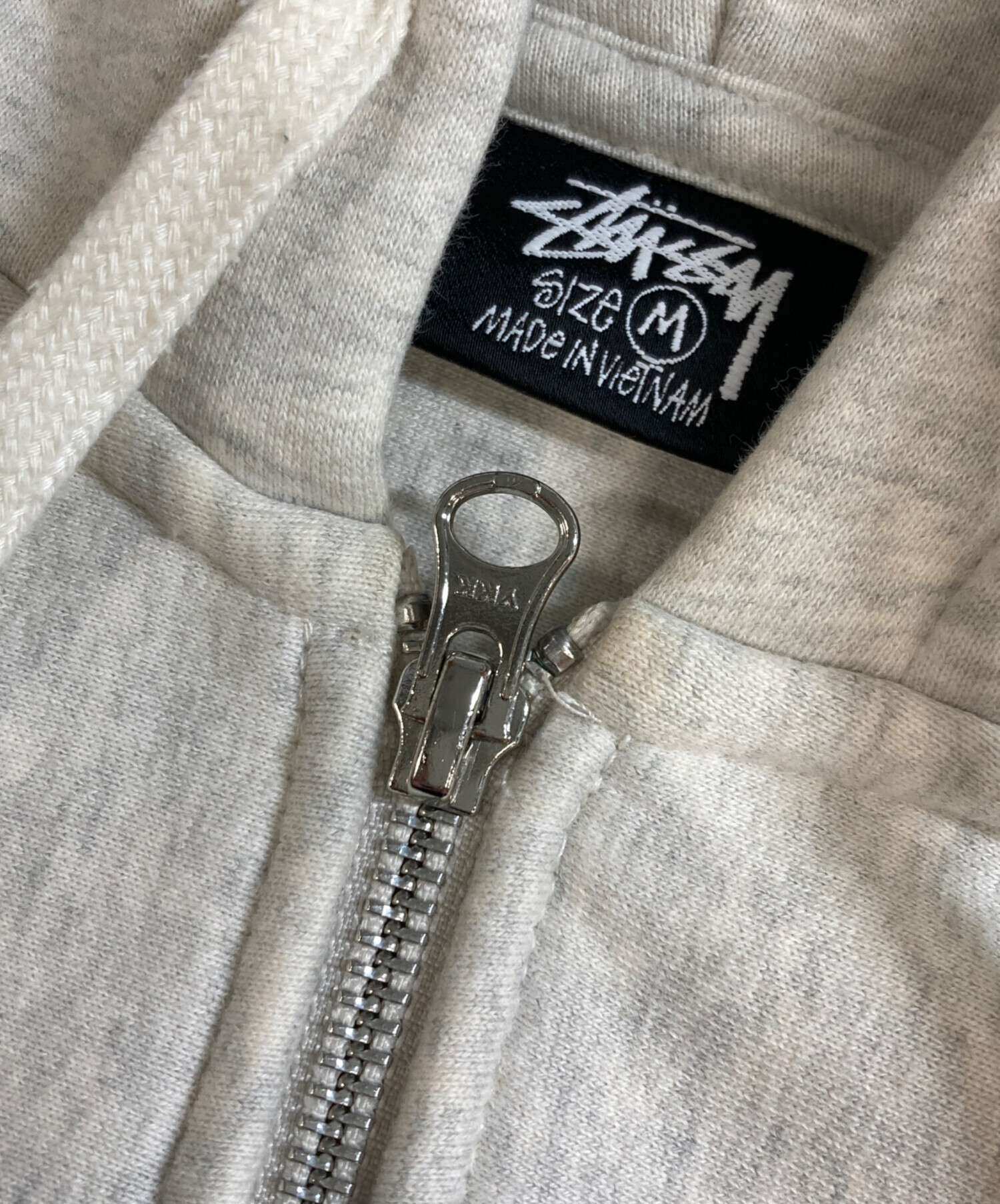 中古・古着通販】stussy (ステューシー) ロゴジップパーカー グレー 