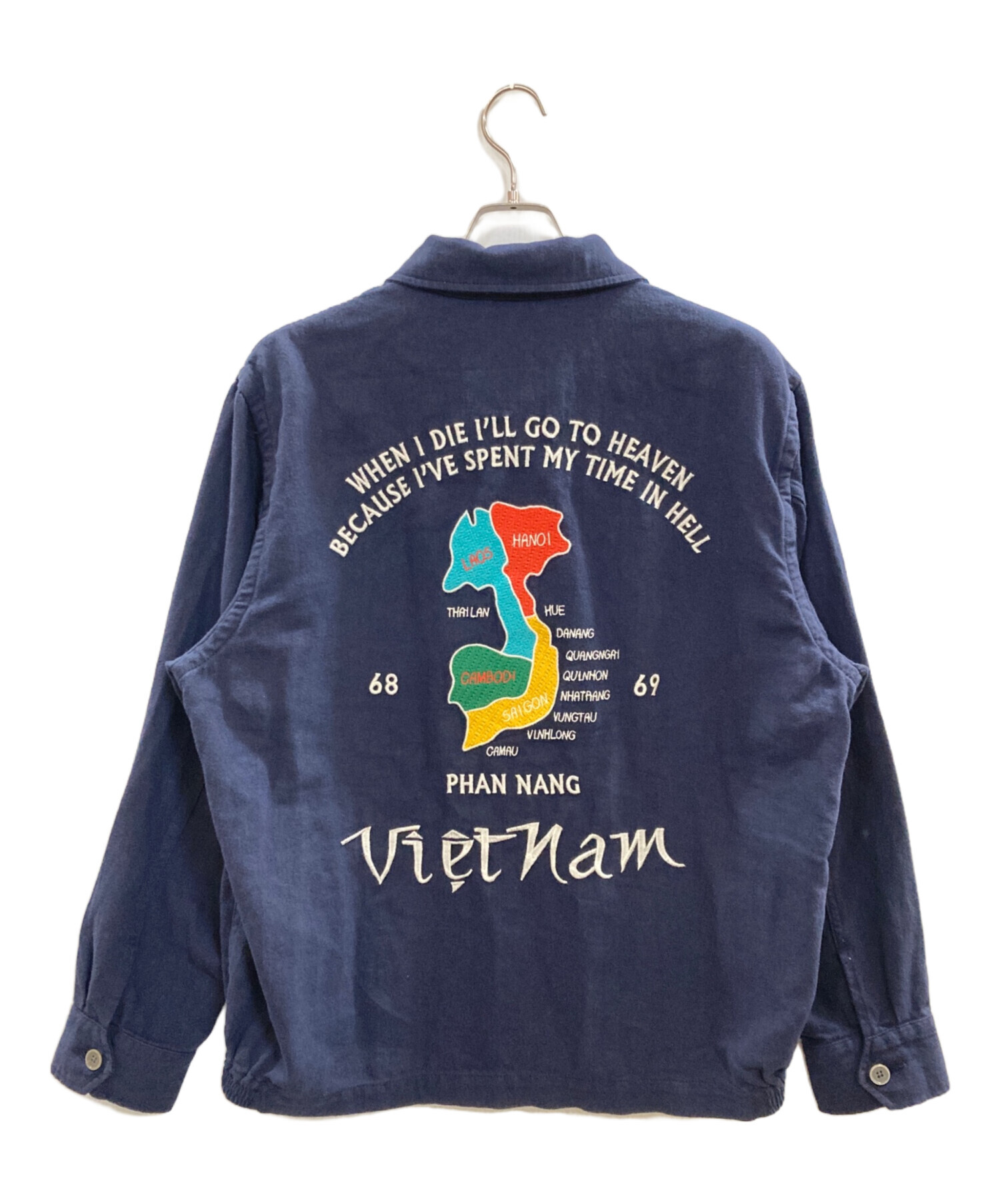 中古・古着通販】HOUSTON (ヒューストン) COTTON LINEN VIETNAM JACKET 