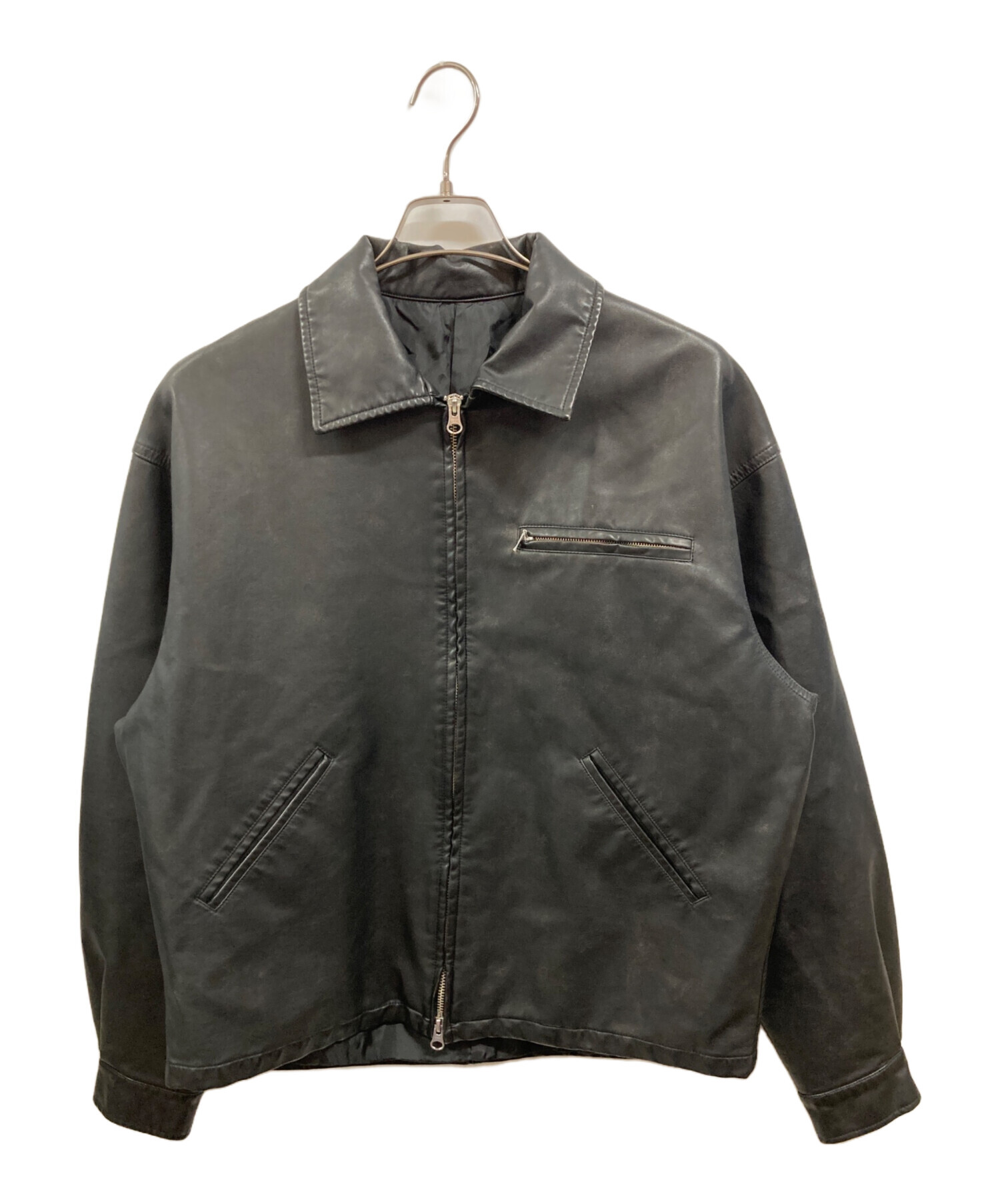 中古・古着通販】JUN RED (ジュン レッド) ダブルZIPシンセティック 
