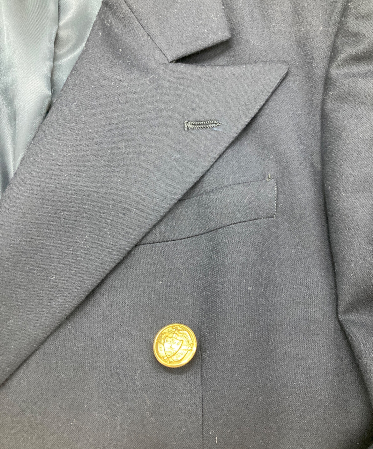 中古・古着通販】RALPH LAUREN (ラルフローレン) 金釦ダブルブレザー
