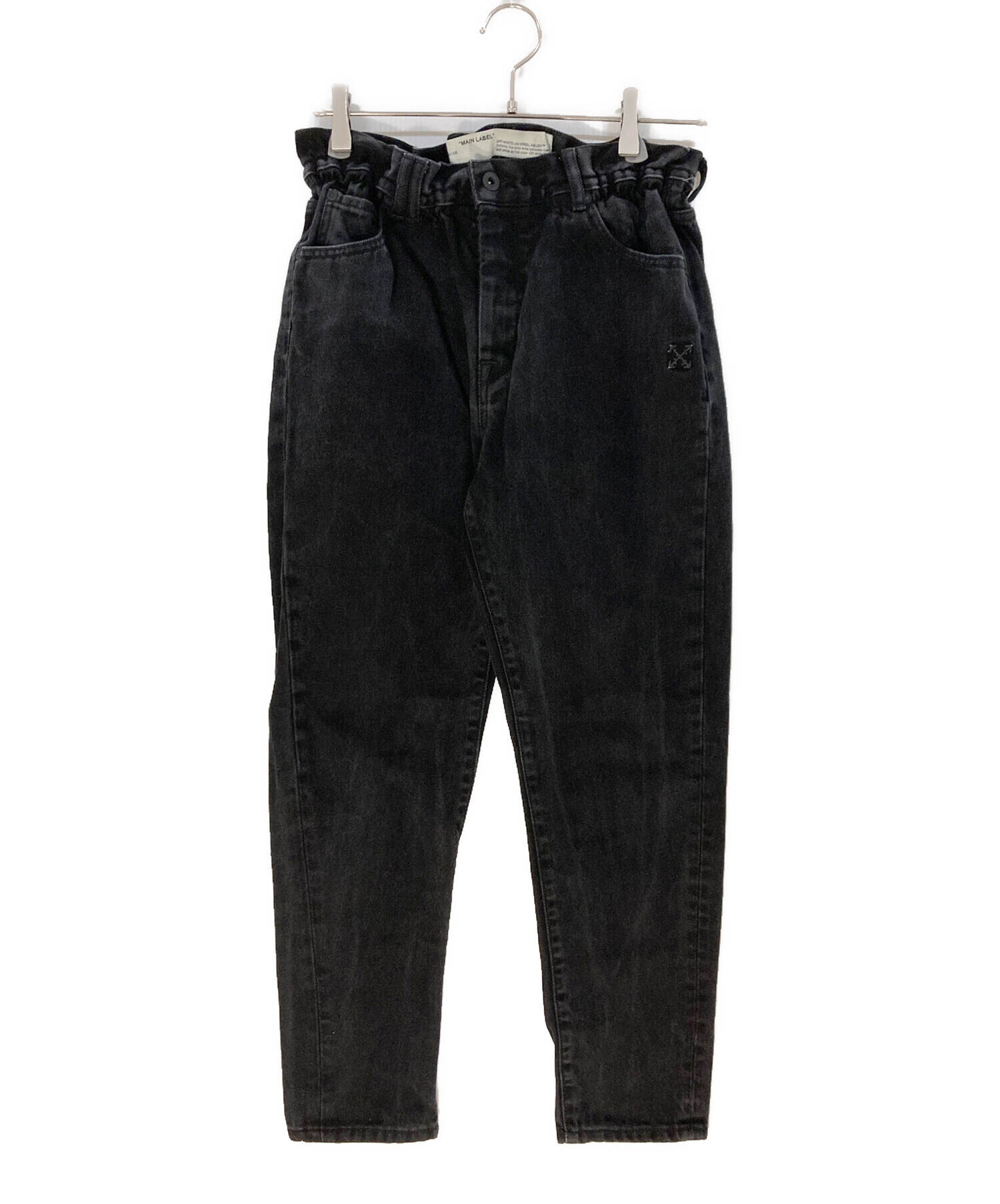 off-white ブラックデニム オフホワイト OFF-WHITE ジーンズ