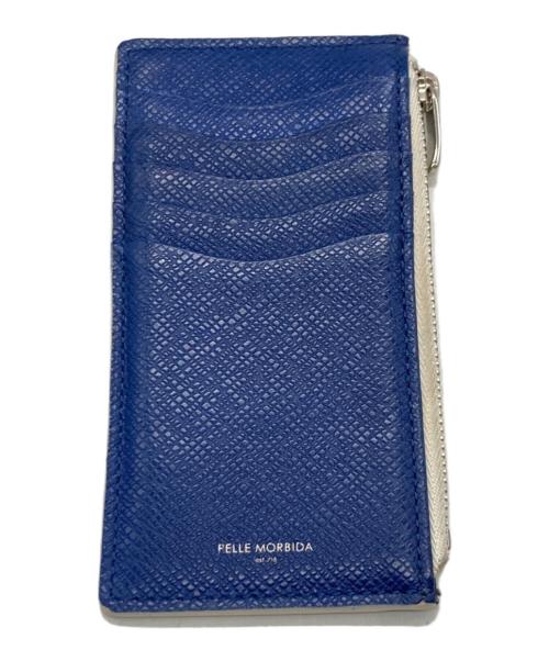 未使用級✨️PELLE MORBIDA ミニウォレット　L字ファスナー　ネイビー 中古・古着通販】PELLE MORBIDA (ペッレモルビダ) スマートミニ