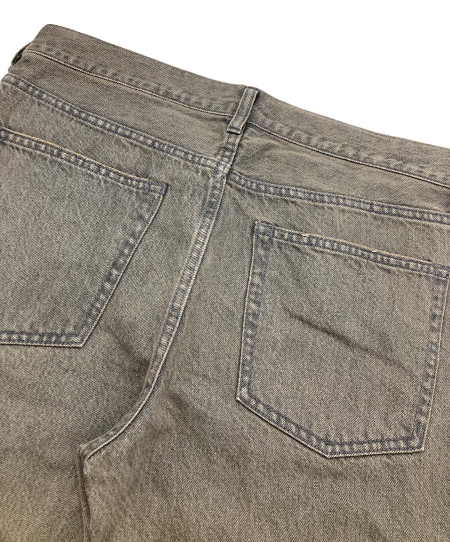 中古・古着通販】BEAMS (ビームス) デニムパンツ グレー サイズ:M 未 