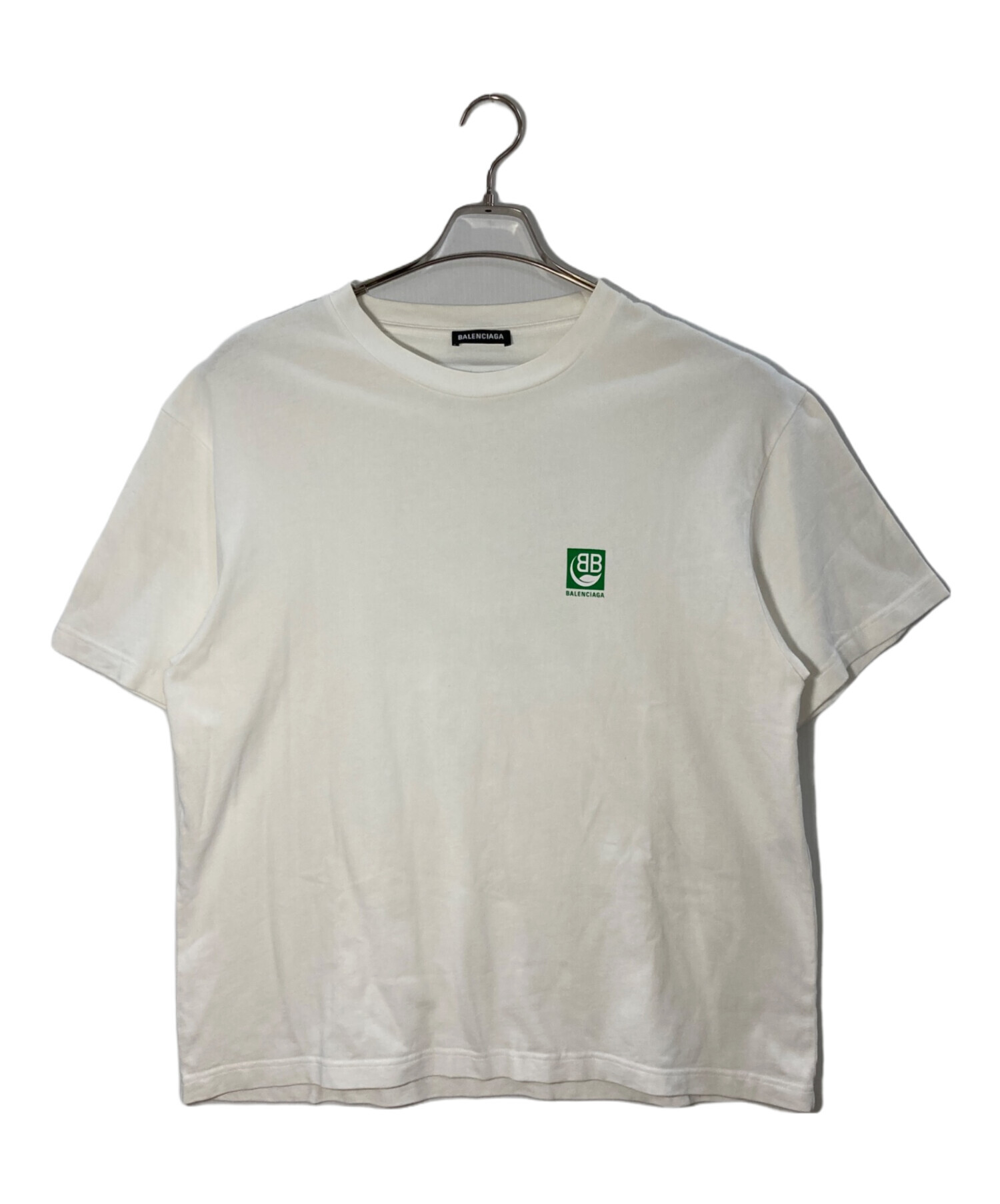 中古・古着通販】BALENCIAGA (バレンシアガ) スクエアロゴ半袖Tシャツ 