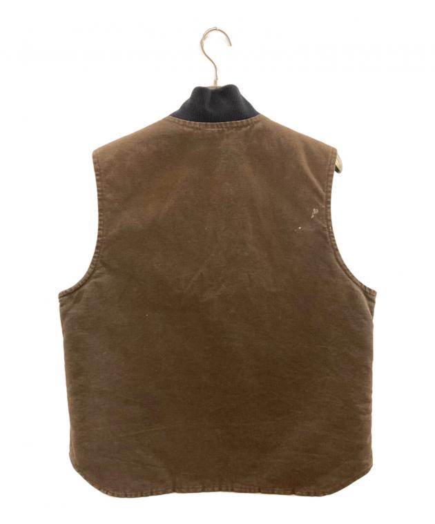 Carhartt カーハート ダックベスト V02 DKB L ダークブラウン 中古・古着通販】CarHartt (カーハート) ダックベスト