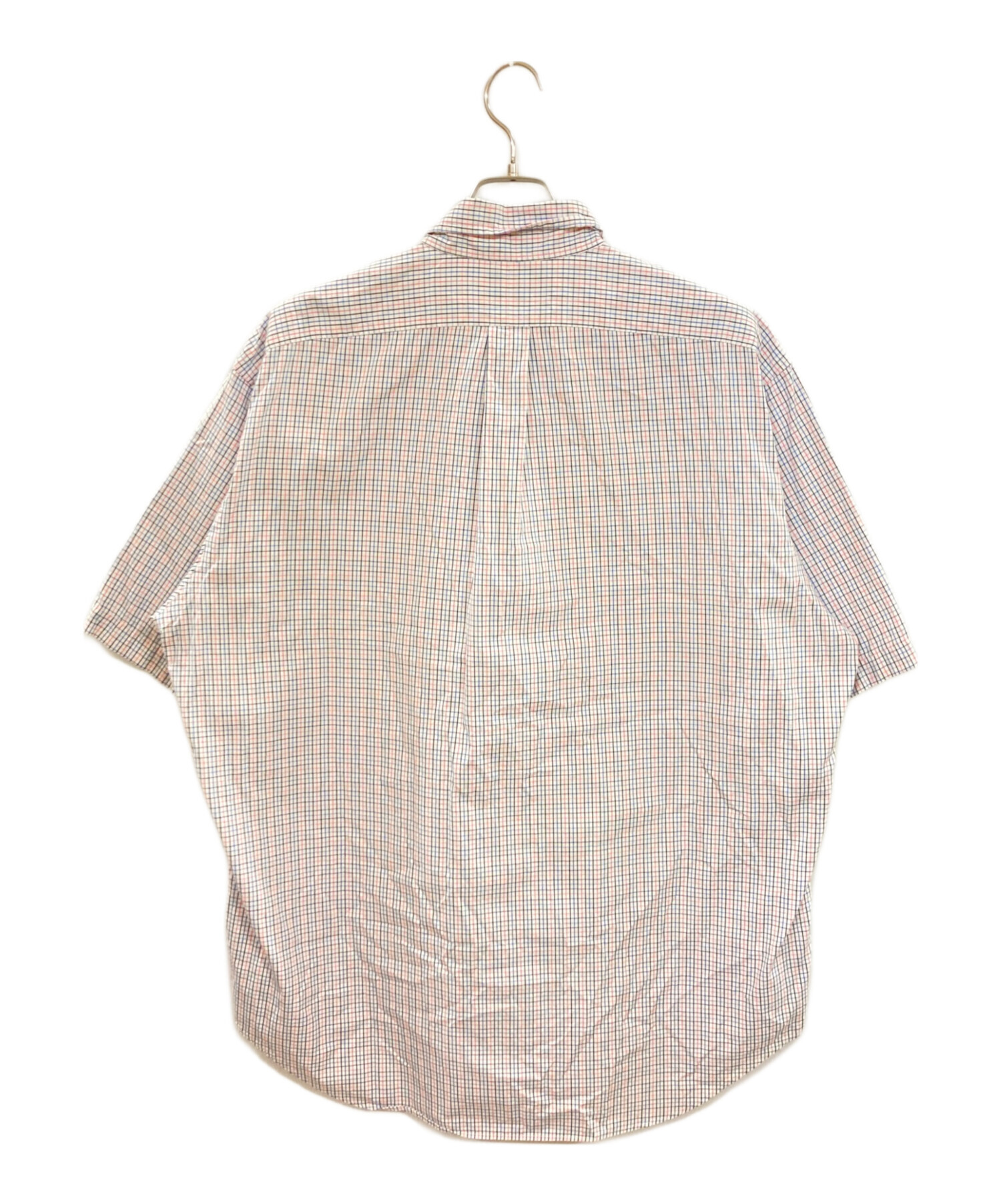 中古・古着通販】RALPH LAUREN (ラルフローレン) チェックBD半袖シャツ 