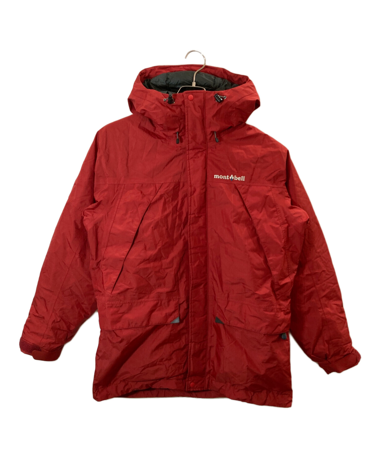 ぽん　【超美品】モンベル パウダーランドパーカ レッドXSサイズ 中古・古着通販】mont-bell (モンベル) パウダーランド パーカ レッド