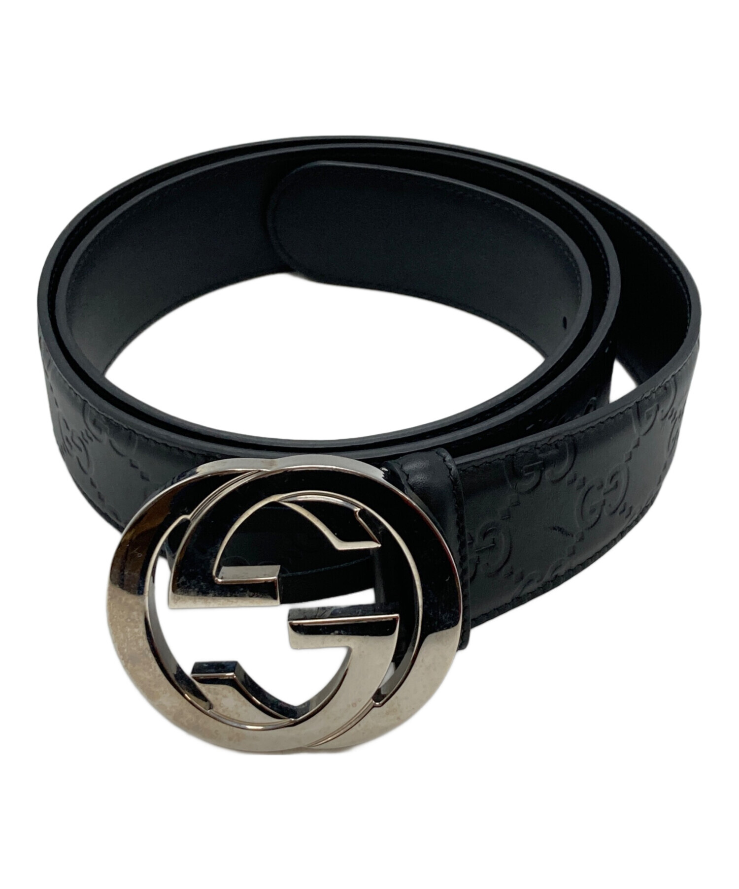 中古・古着通販】GUCCI (グッチ) インターロッキングG バックル付き