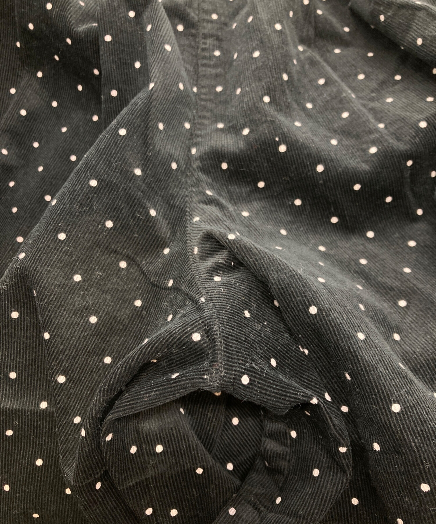 中古・古着通販】かぐれ (カグレ) ドットコーデュロイワイドパンツ