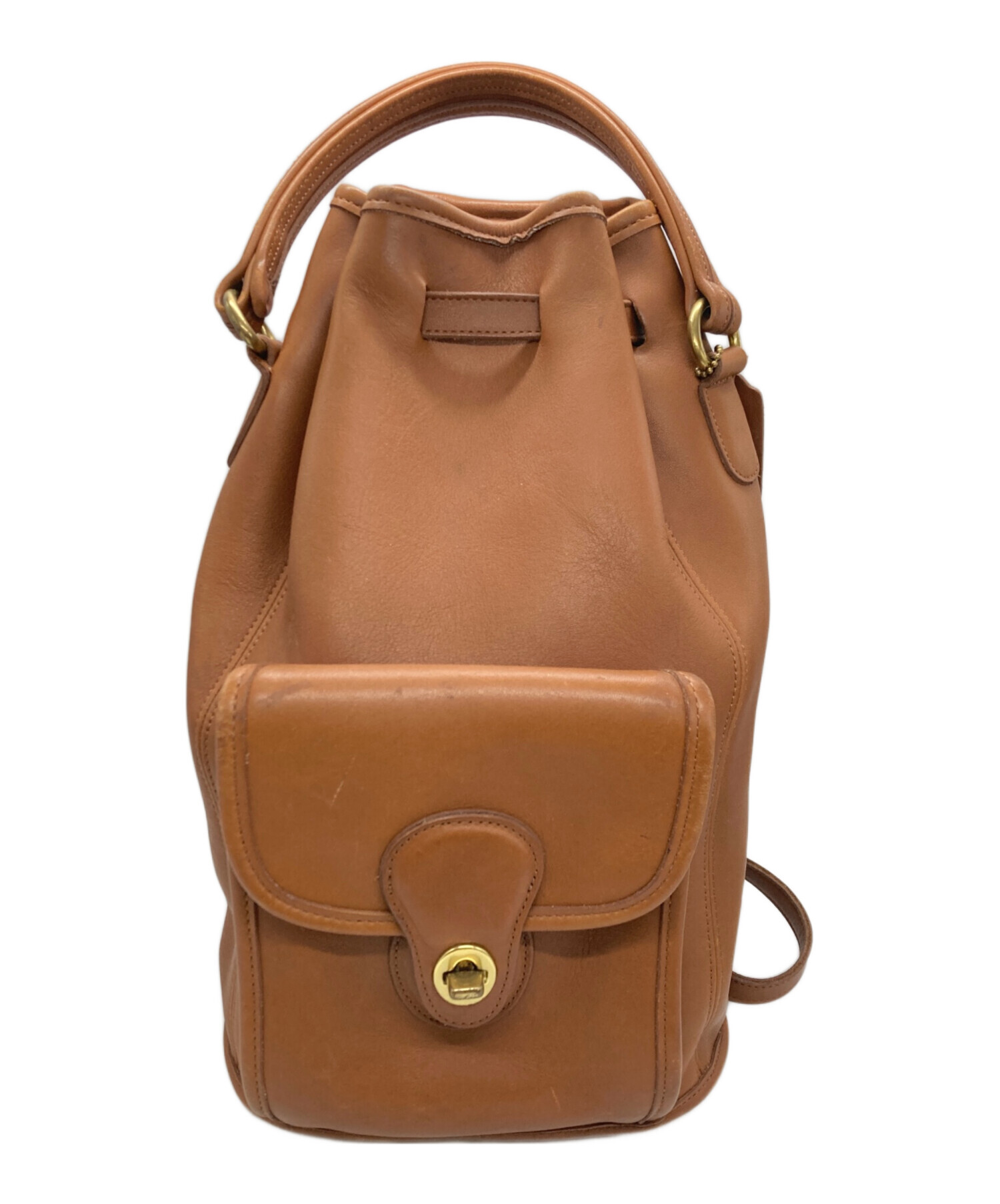 中古・古着通販】COACH (コーチ) レザーバックパック/コーチ/OLD COACH 