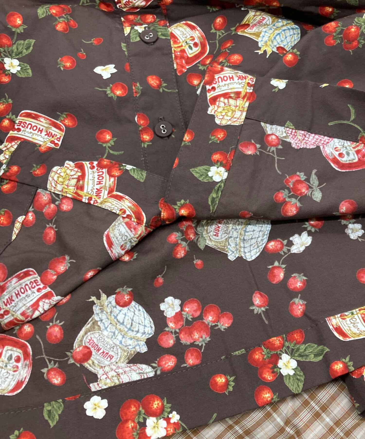 中古・古着通販】PINK HOUSE (ピンクハウス) ブラウスワンピース