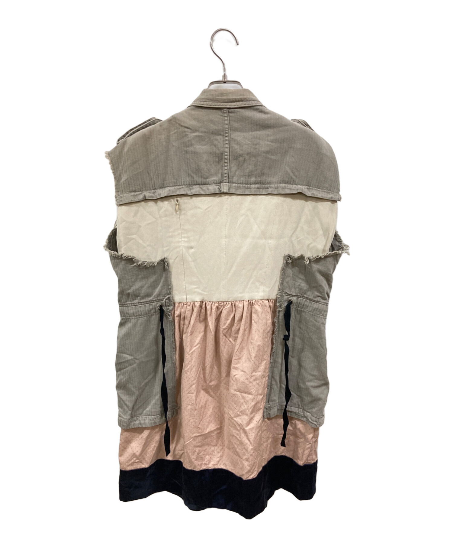 中古・古着通販】UNDERCOVER (アンダーカバー) ドッキングノースリーブ 