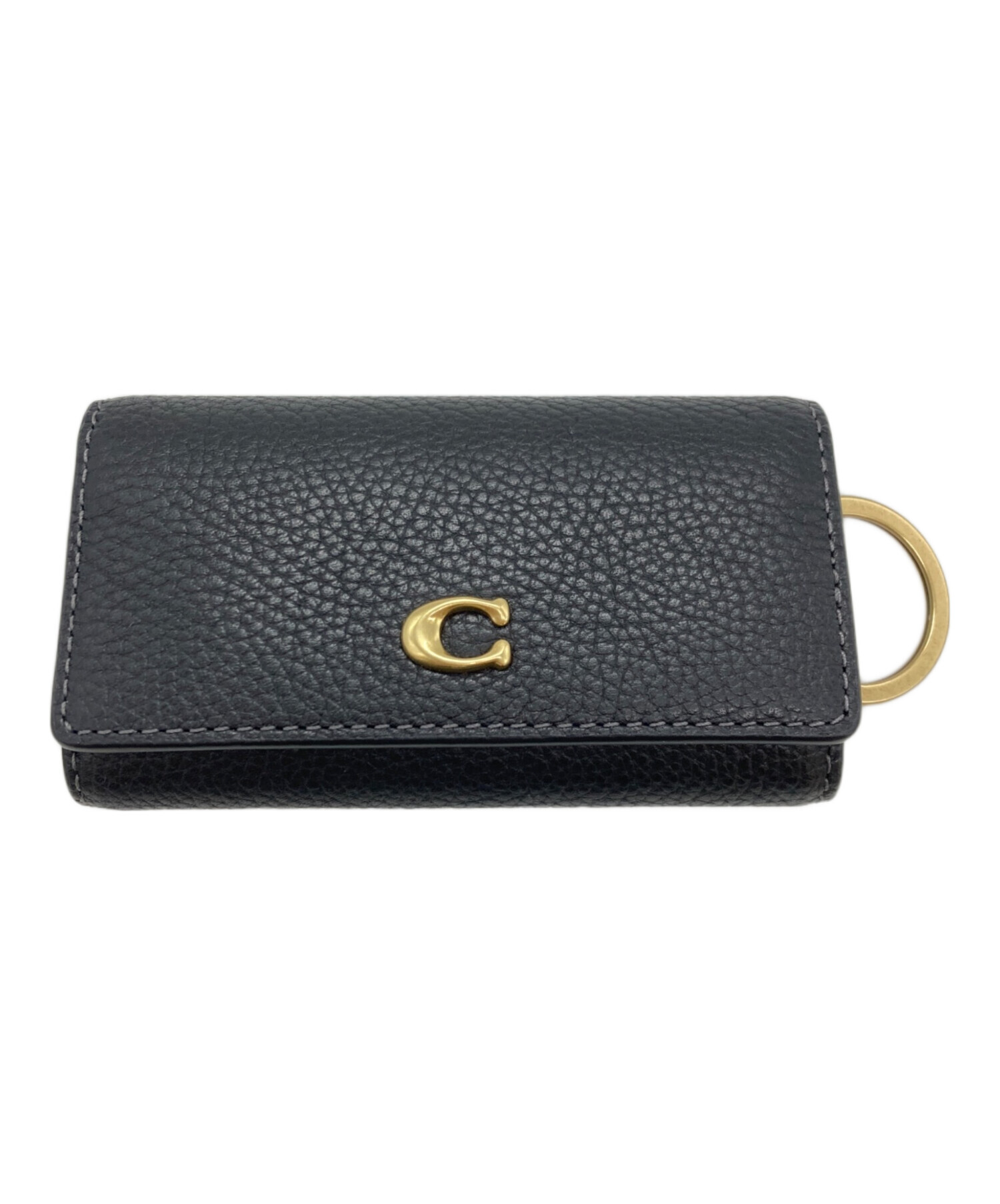 □未使用□ コーチ エッセンシャル 6連 キーケース シグネチャー PVC  