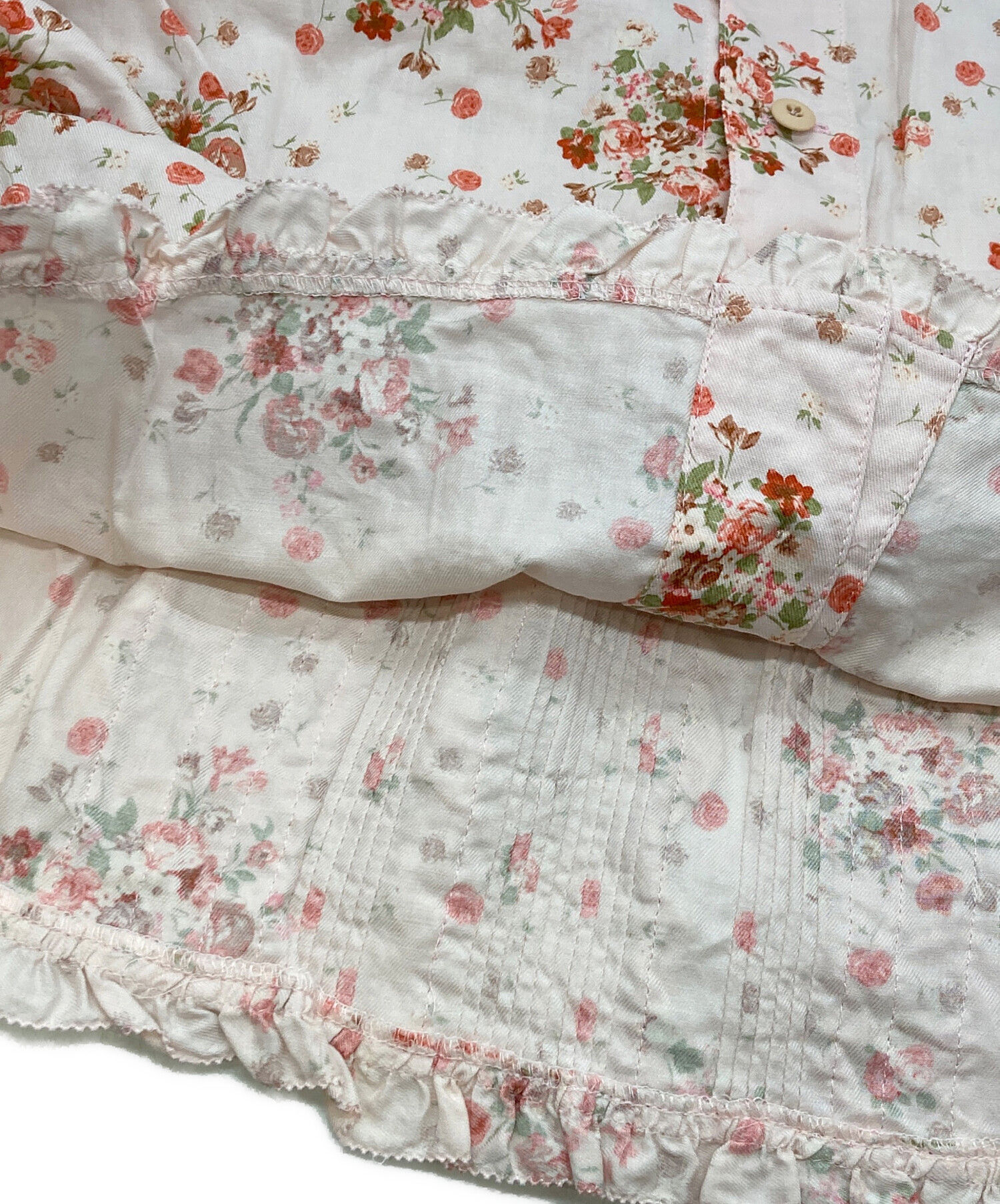 中古・古着通販】PINK HOUSE (ピンクハウス) フリルブラウス/ピンク 