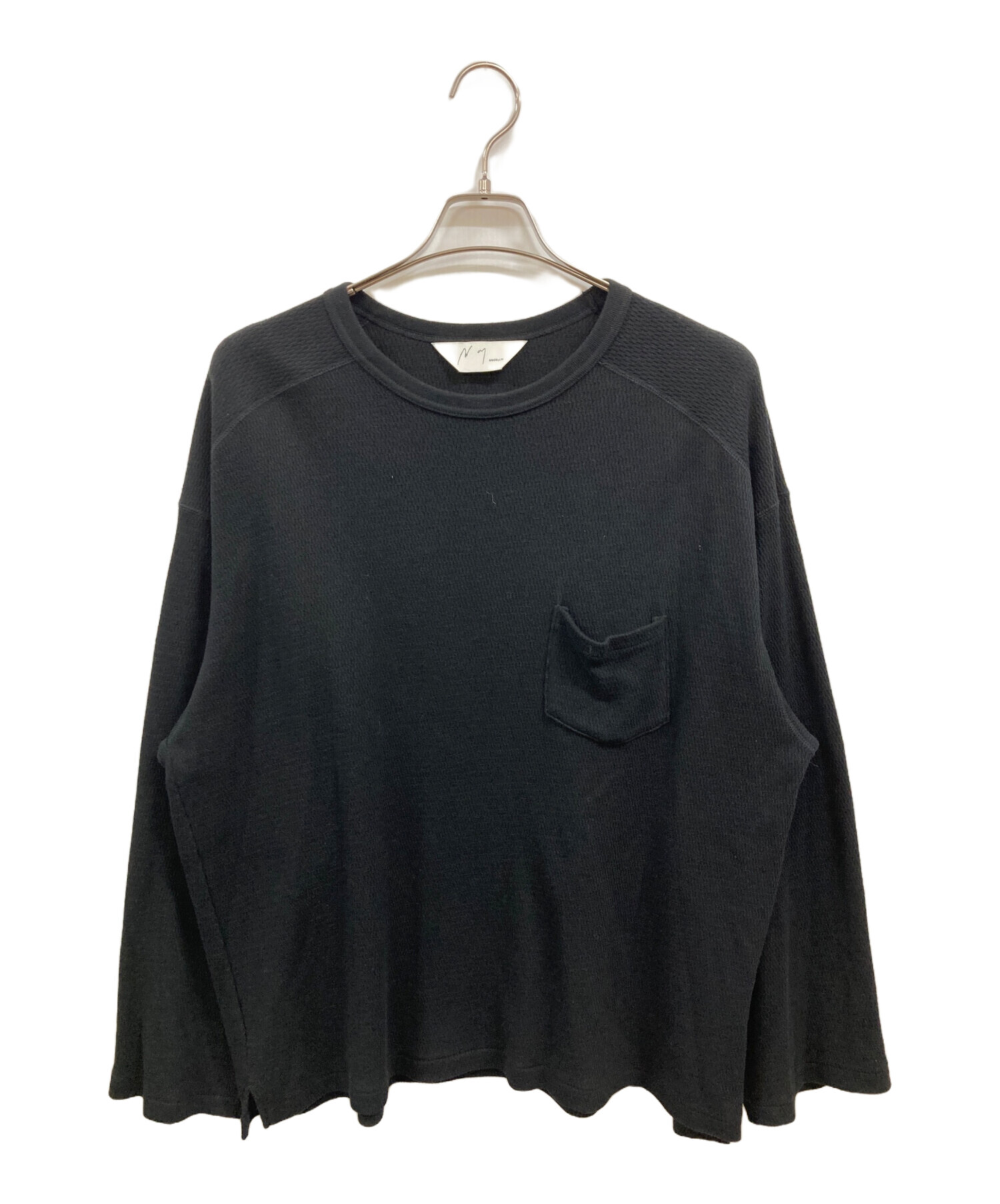 中古・古着通販】ANCELLM (アンセルム) WAFFLE CREW NECK LS T