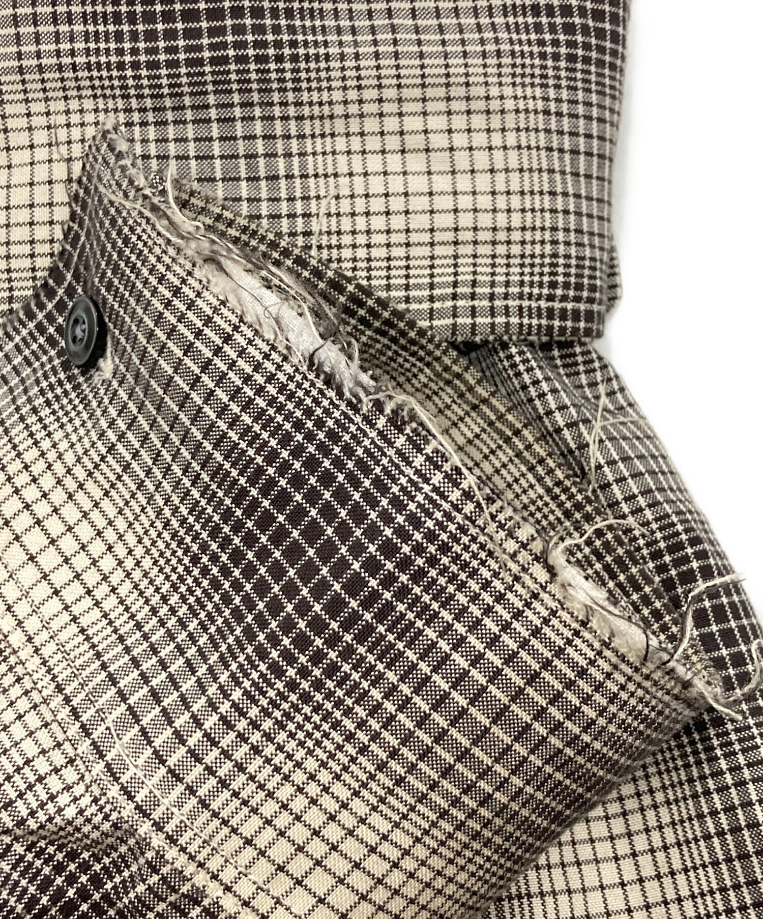 中古・古着通販】ANCELLM (アンセルム) OMBRECHECK SHIRT/アンセルム