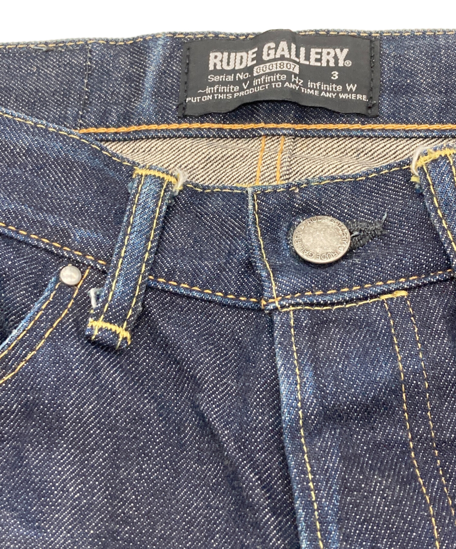 中古・古着通販】RUDE GALLERY (ルードギャラリー) デニムパンツ 