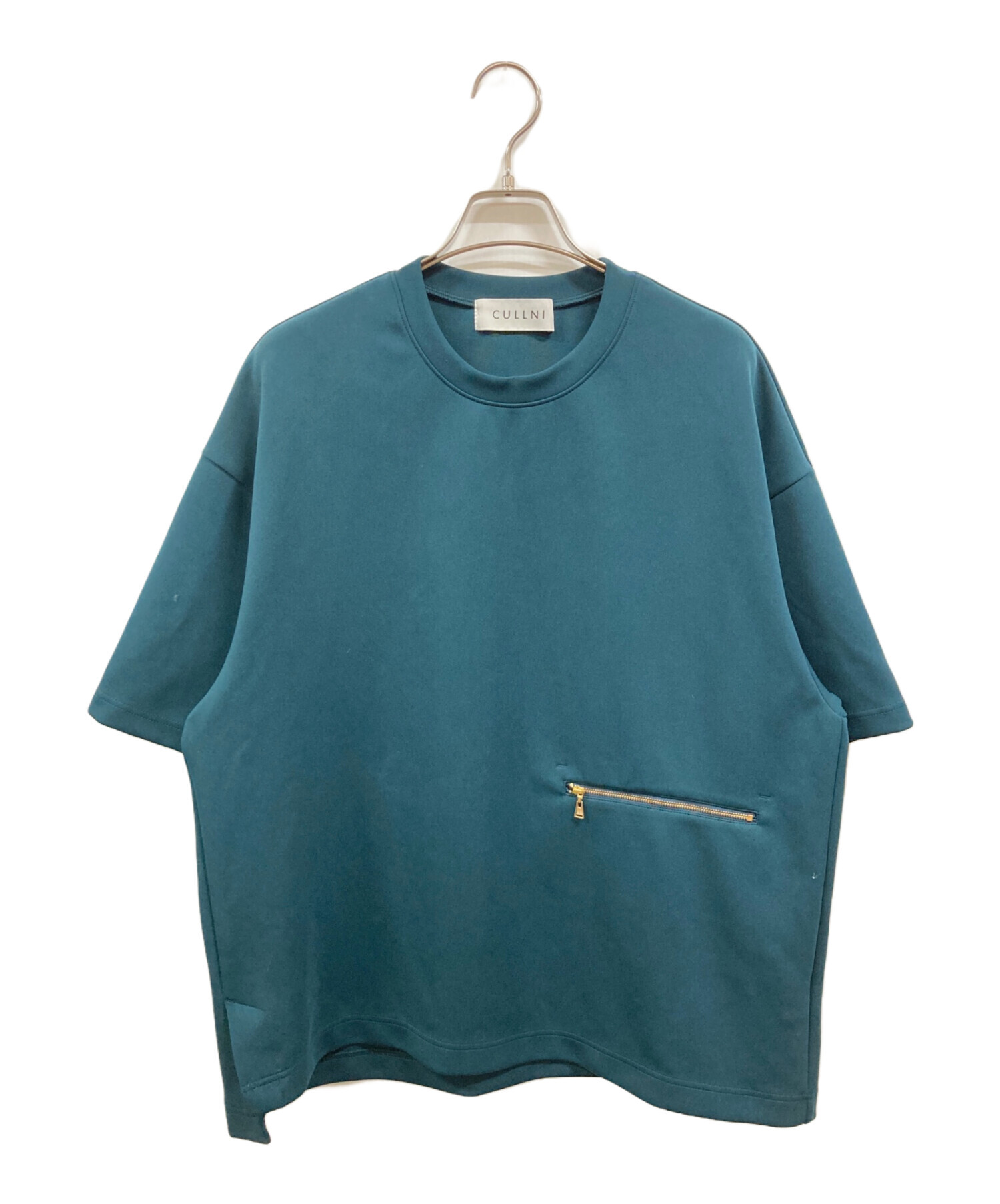 中古・古着通販】CULLNI (クルニ) Zip Pocket Asymmetric Hem Tee 