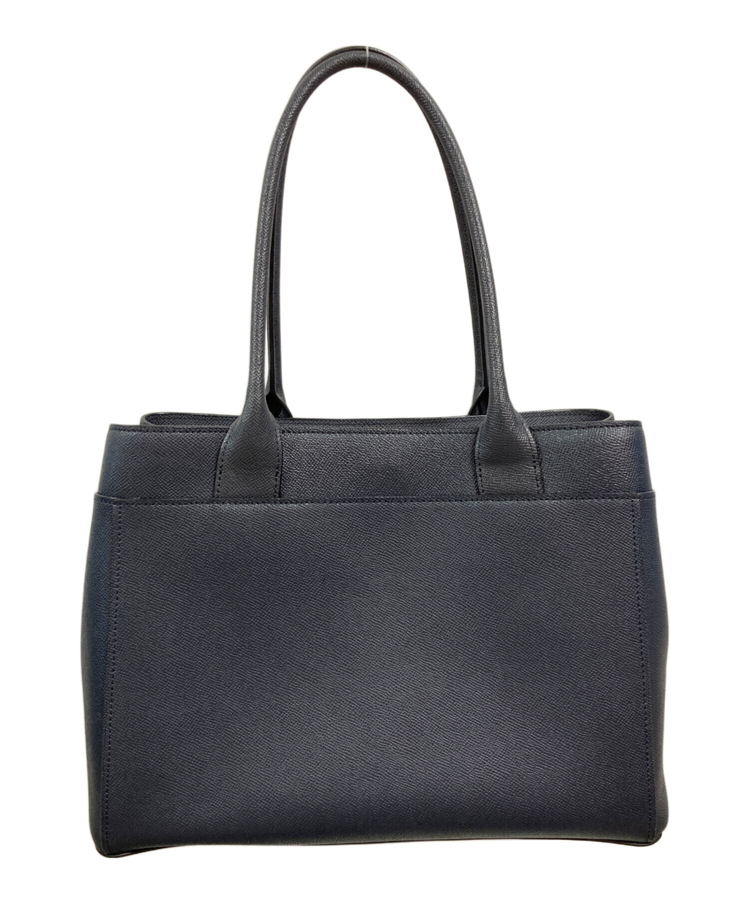 中古・古着通販】COACH (コーチ) クロスグレインレザー トートバッグ 