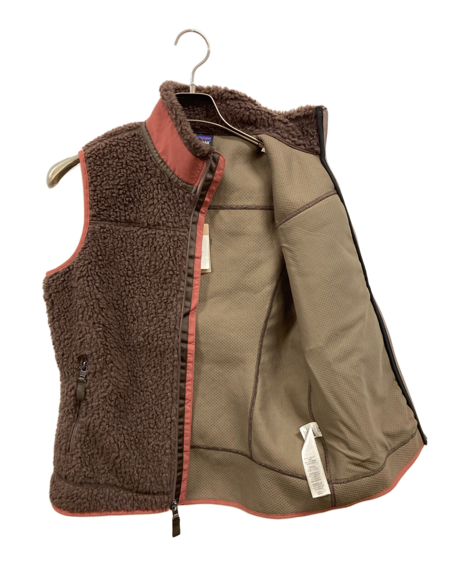 patagonia フリース　レトロXベスト ブラウン　パタゴニア　茶色 パタゴニア Patagonia レトロX ベスト ジップアップ ボア フリース