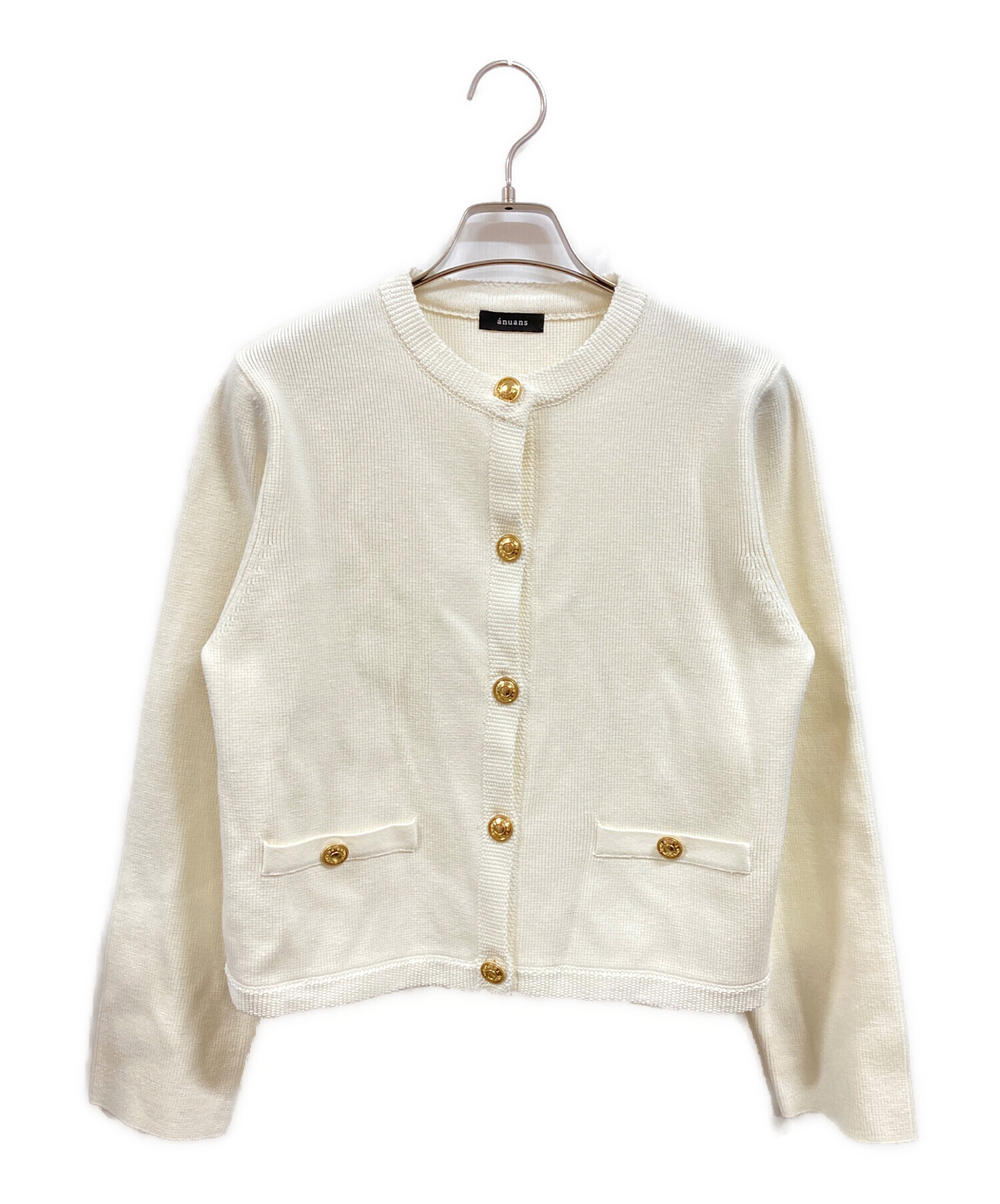 中古・古着通販】anuans (アニュアンス) オリジナルボタンノーカラー