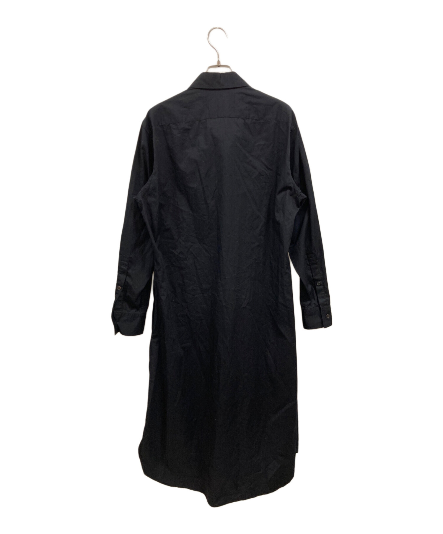 y's ワイズ ヨウジヤマモト 黒 ワンピース Y's Yohji Yamamoto ワイズ ヨウジヤマモト YT-D03-500 半袖