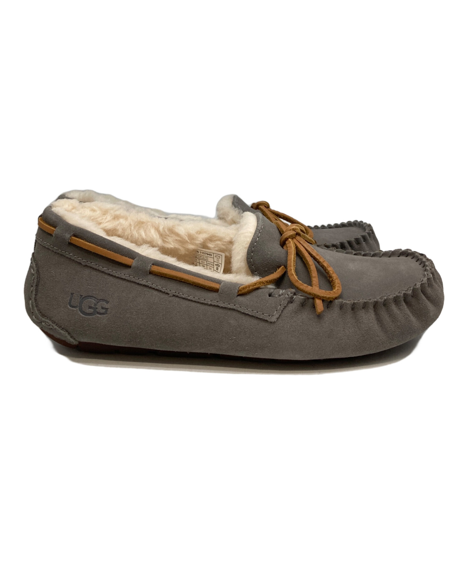 中古・古着通販】UGG (アグ) モカシンシューズ グレー サイズ:24