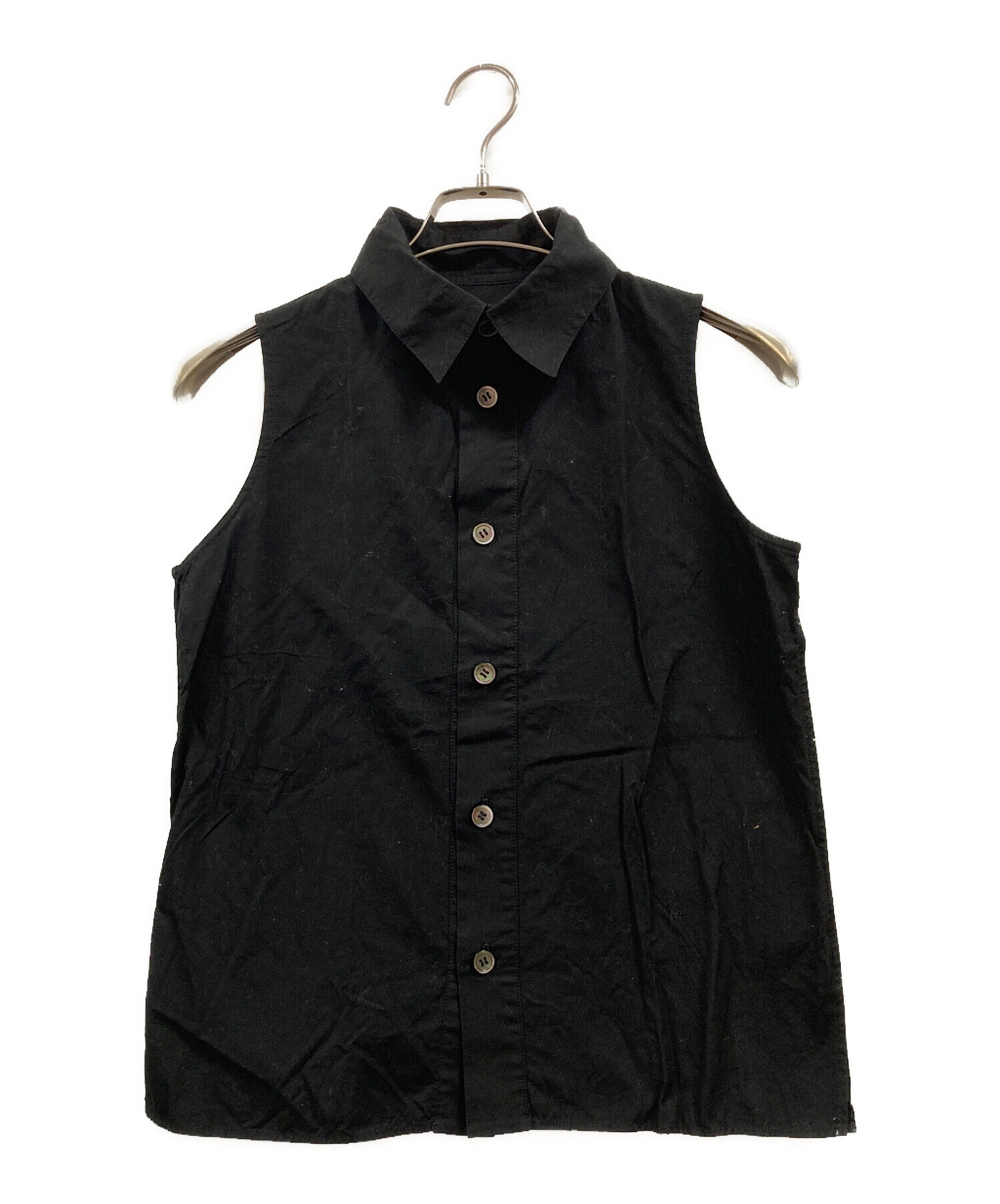 YOHJI YAMAMOTO +NOIR ノースリーブ S ベージュ 【古着】【中古】【送料無料】 中古・古着通販】yohji yamamoto+noir (ヨウジヤマモトプリュス