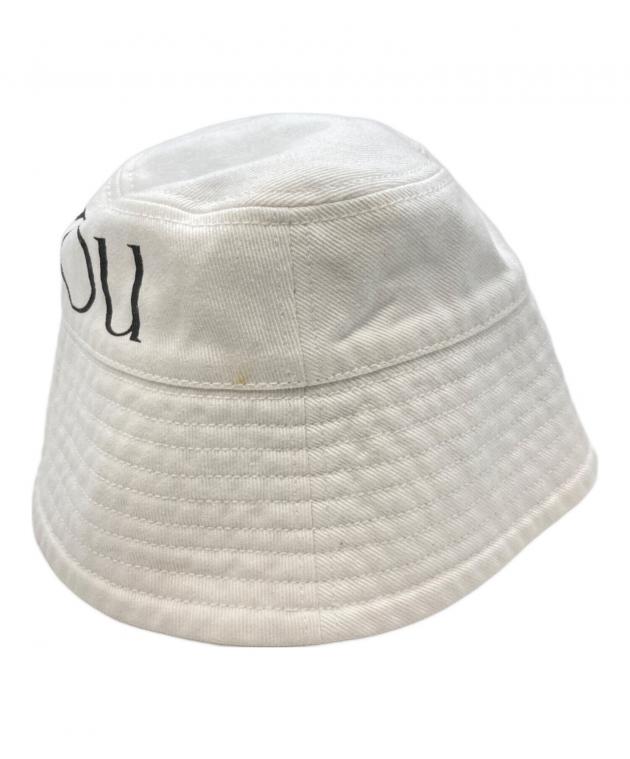 PATOU バケットハット M ホワイト Patou | コットン パトゥ バケットハット
