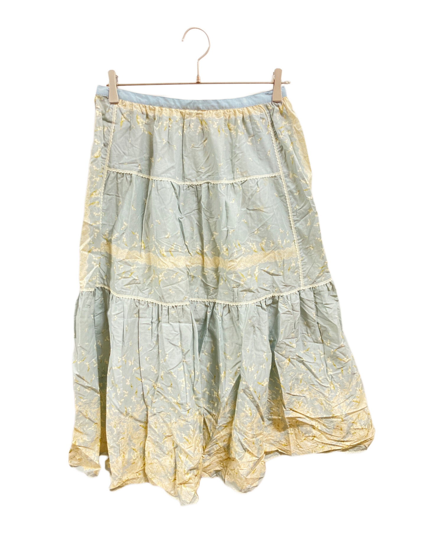 中古・古着通販】PINK HOUSE (ピンクハウス) 総柄スカート ブルー