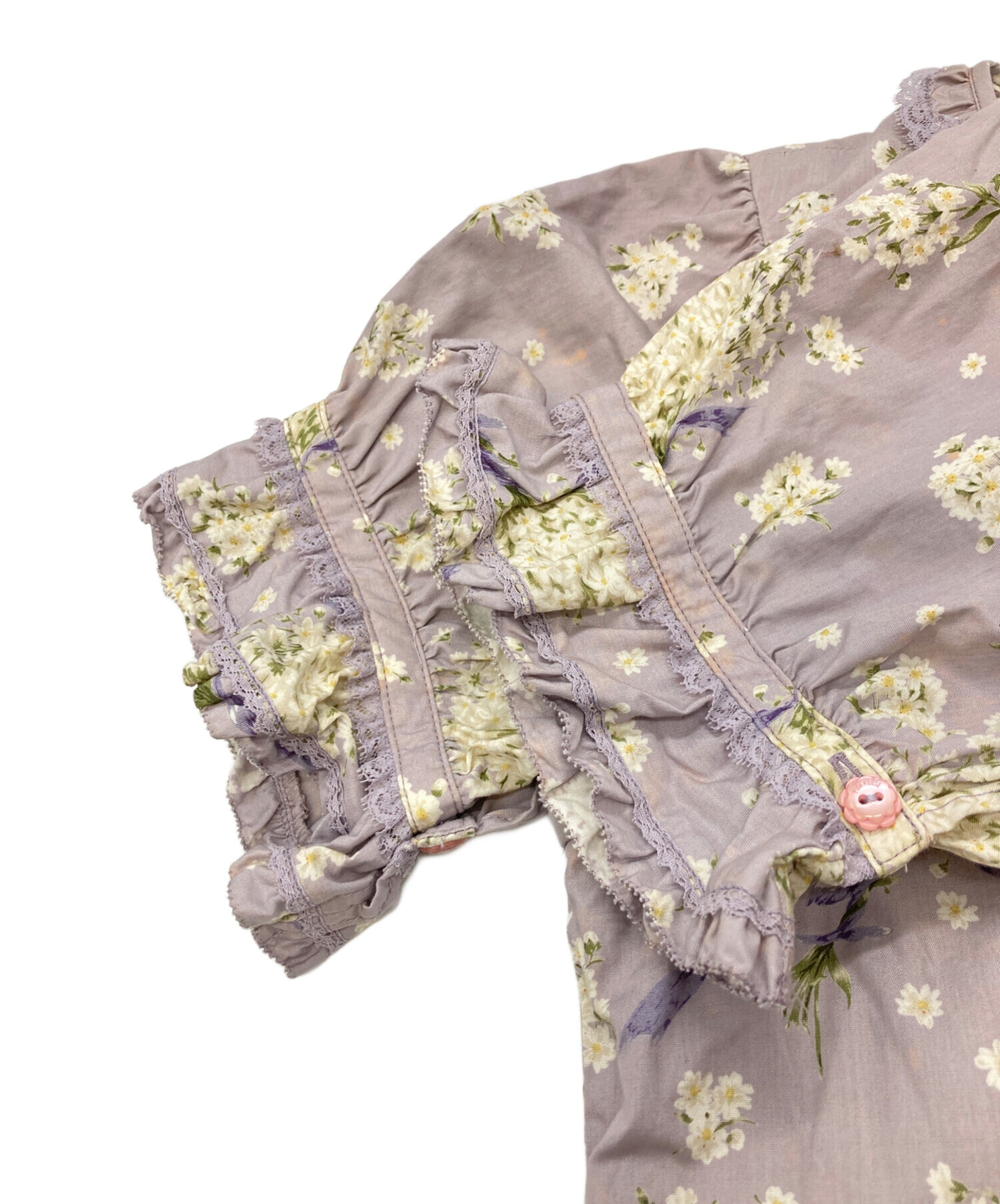 中古・古着通販】PINK HOUSE (ピンクハウス) 総柄ブラウスワンピース