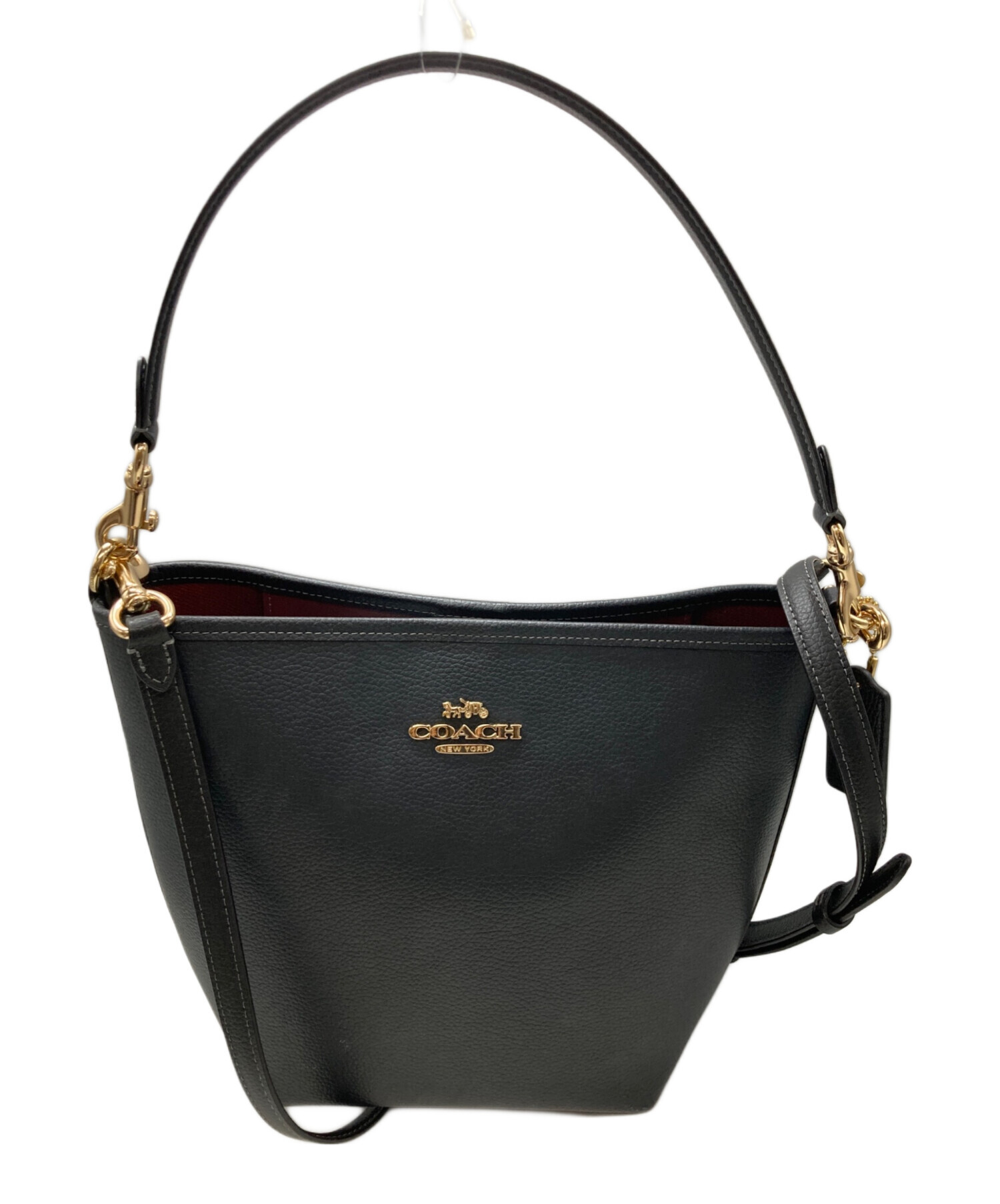 中古・古着通販】COACH (コーチ) シティ バケット バッグ ブラック