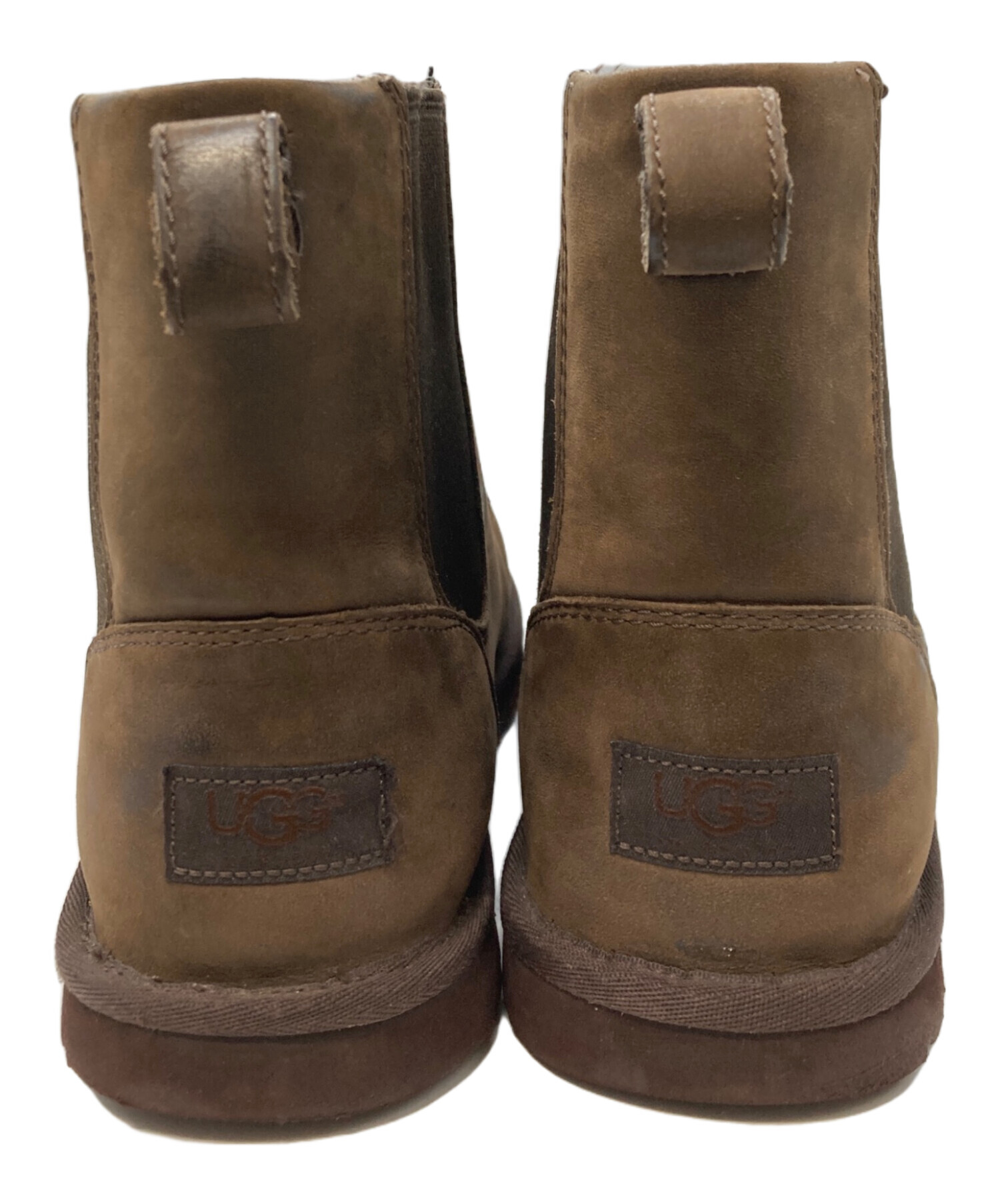 極美品 UGG アグ サイドゴアブーツ ボリュームソール ブラック UGG アグ ブーツ サイドゴア ブルックリン チェルシー レディース 厚底