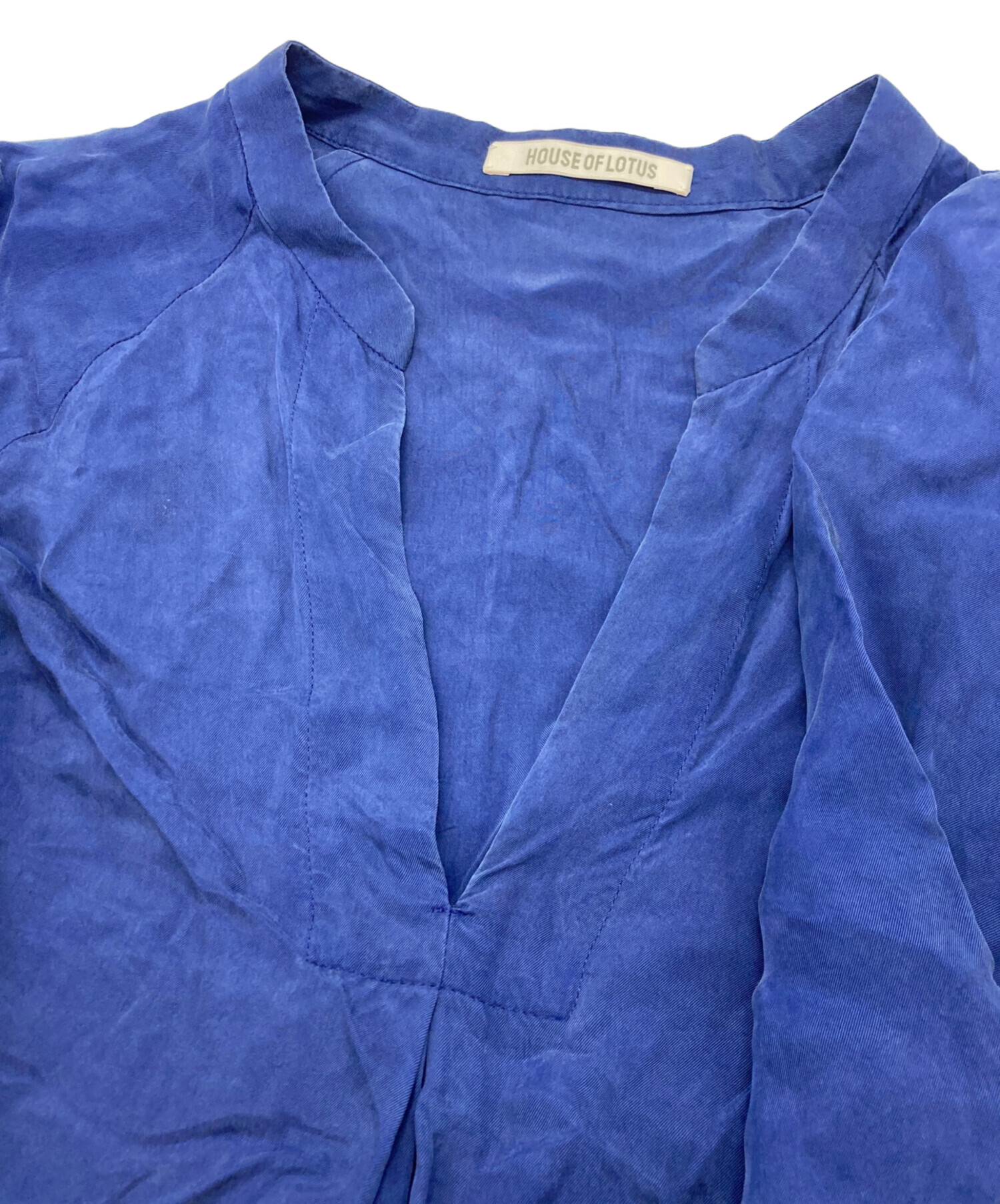 HOUSE OF LOTUS ブルーガウンワンピース 中古・古着通販】HOUSE OF LOTUS (ハウスオブロータス) S/Sワンピース