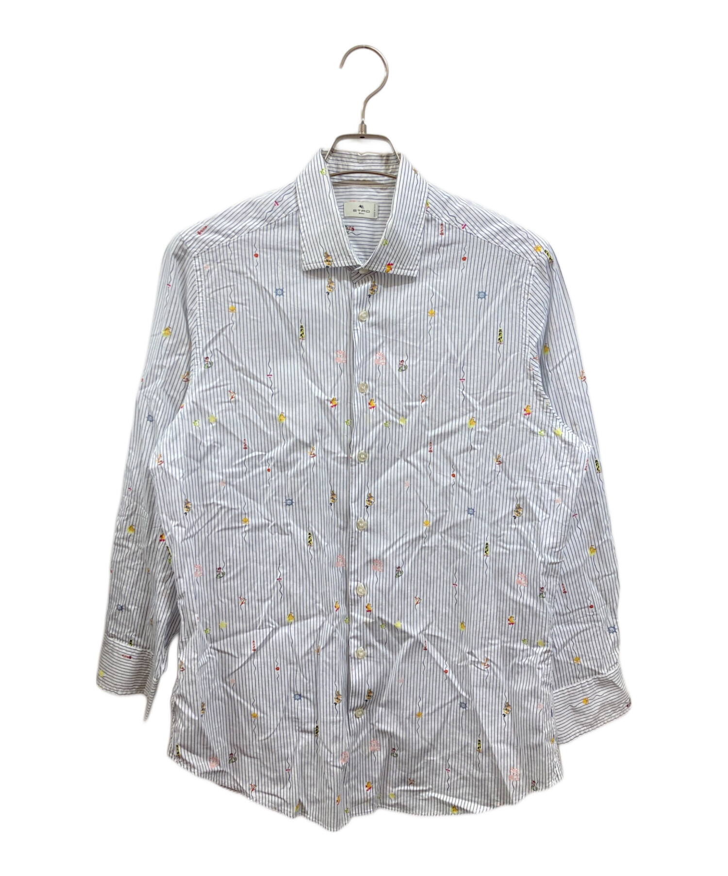 ETRO エトロ　シャツ 中古・古着通販】ETRO (エトロ) ストライプシャツ/エトロ/222-11451