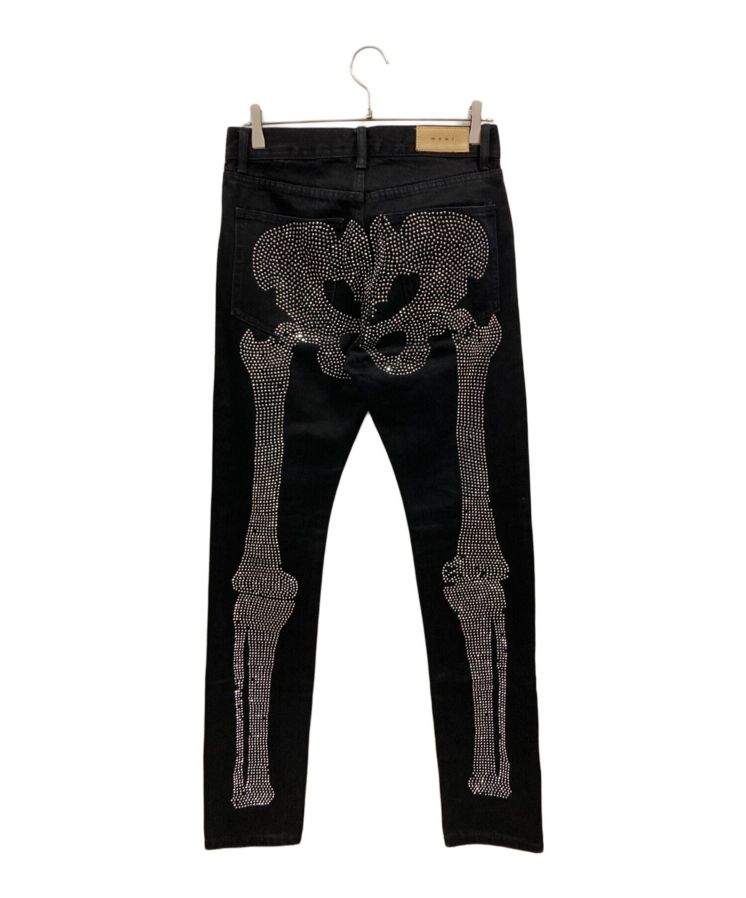 中古・古着通販】MNML (ミニマル) skeleton straight denim pants 