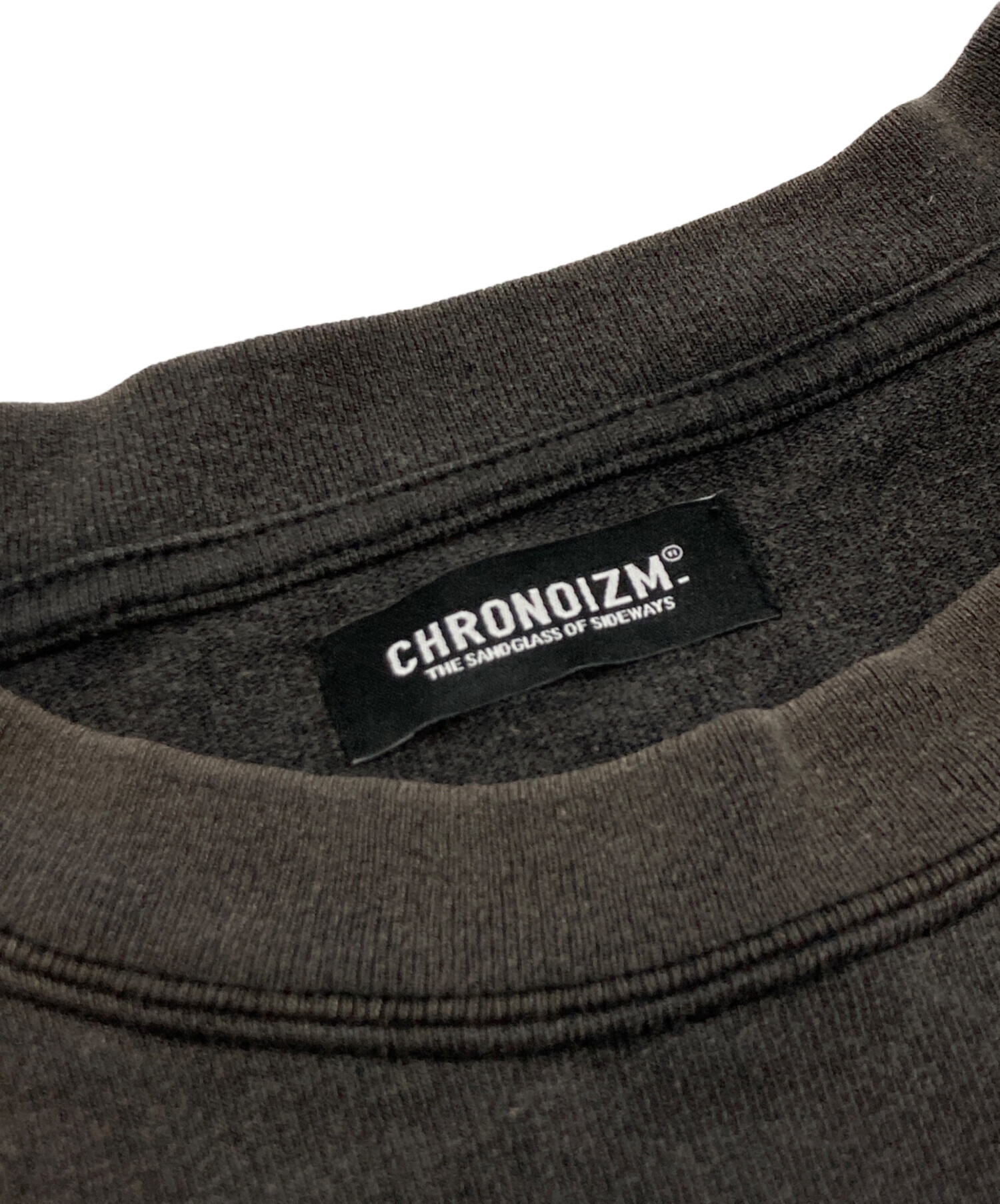 中古・古着通販】chronoizm (クロノイズム) SHADOW T-SHIRT グレー
