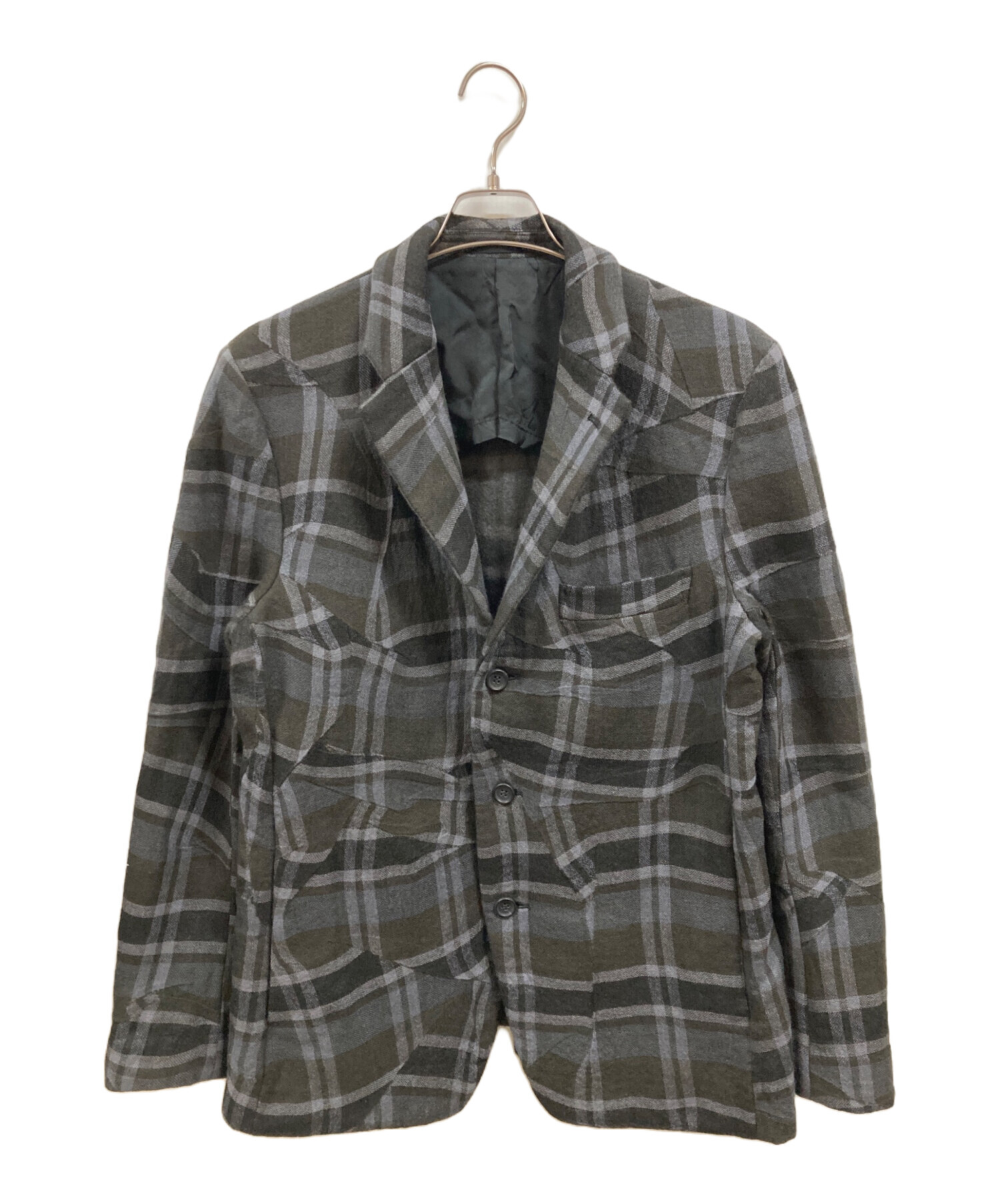 中古・古着通販】ISSEY MIYAKE MEN (イッセイミヤケメン) 変形チェック