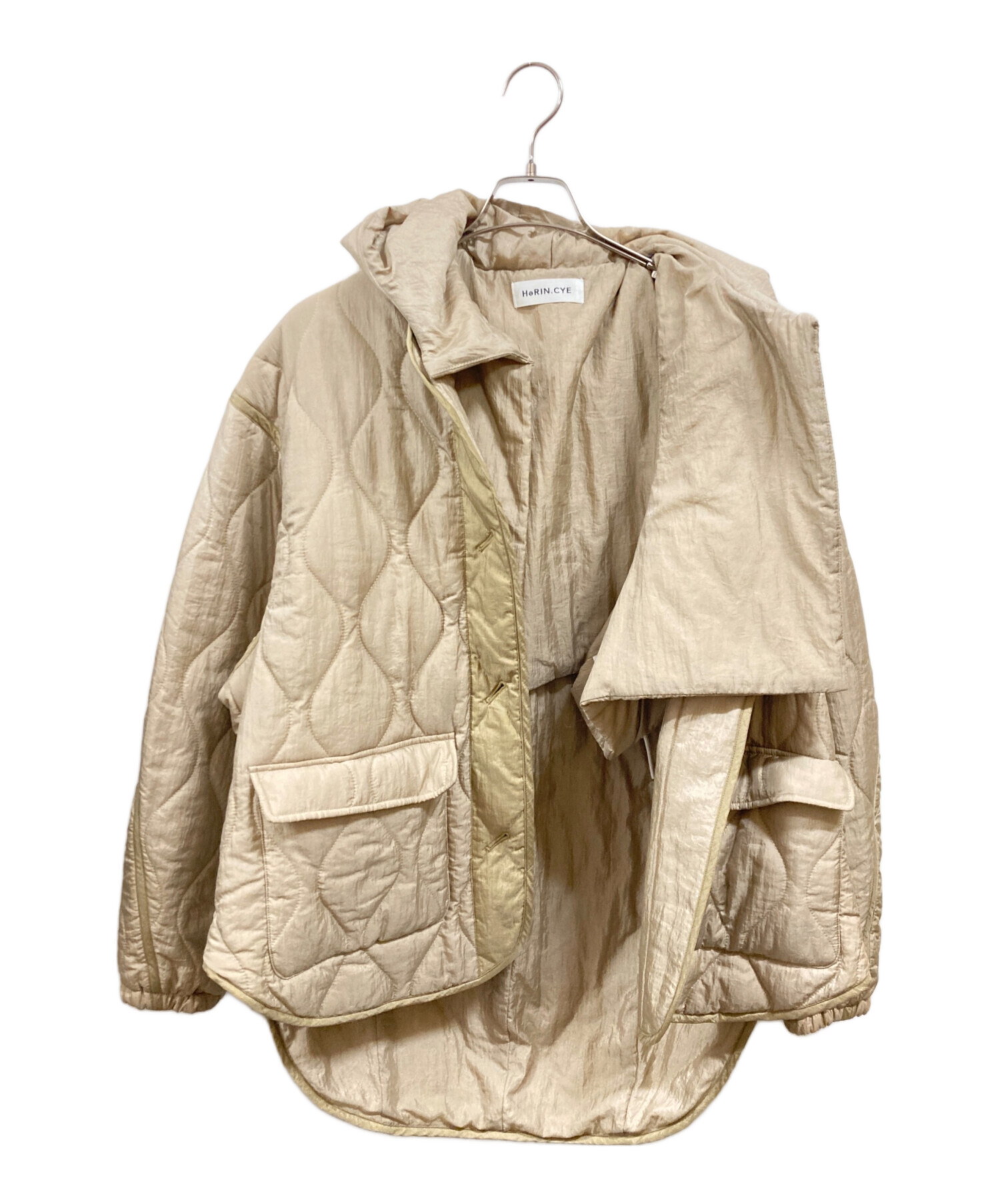 中古・古着通販】HeRIN.CYE (ヘリンドットサイ) Vest layered blouson 