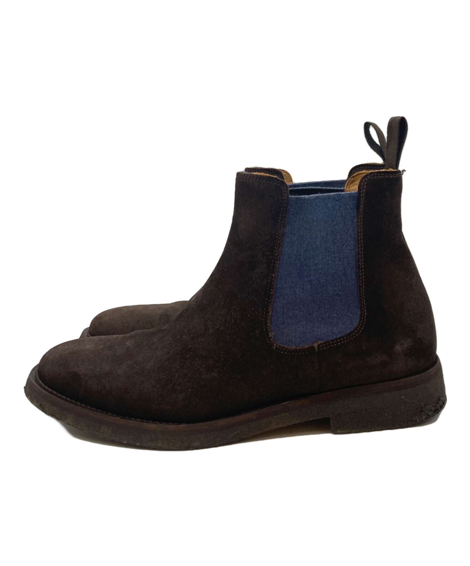 中古・古着通販】DOUCAL'S (デュカルス) サイドゴアスウェードブーツ