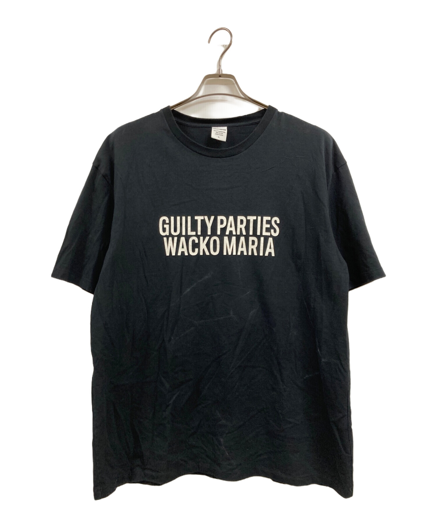 け*)様 本日限定価格　GUILTYPARTIES ロゴTシャツ 黒　ワコマリア 中古・古着通販】WACKO MARIA (ワコマリア) プリントTシャツ ブラック