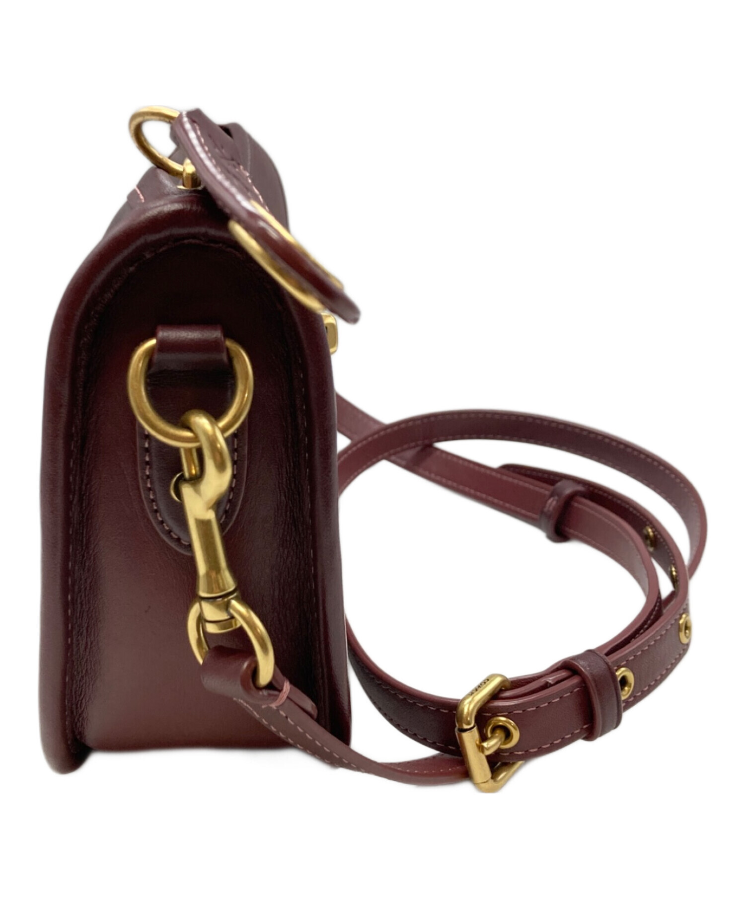 ひさ２０１１様  専用COACH レザーショルダーバッグ　未使用に近い 中古・古着通販】COACH (コーチ) ショルダーバッグ｜ブランド・古着